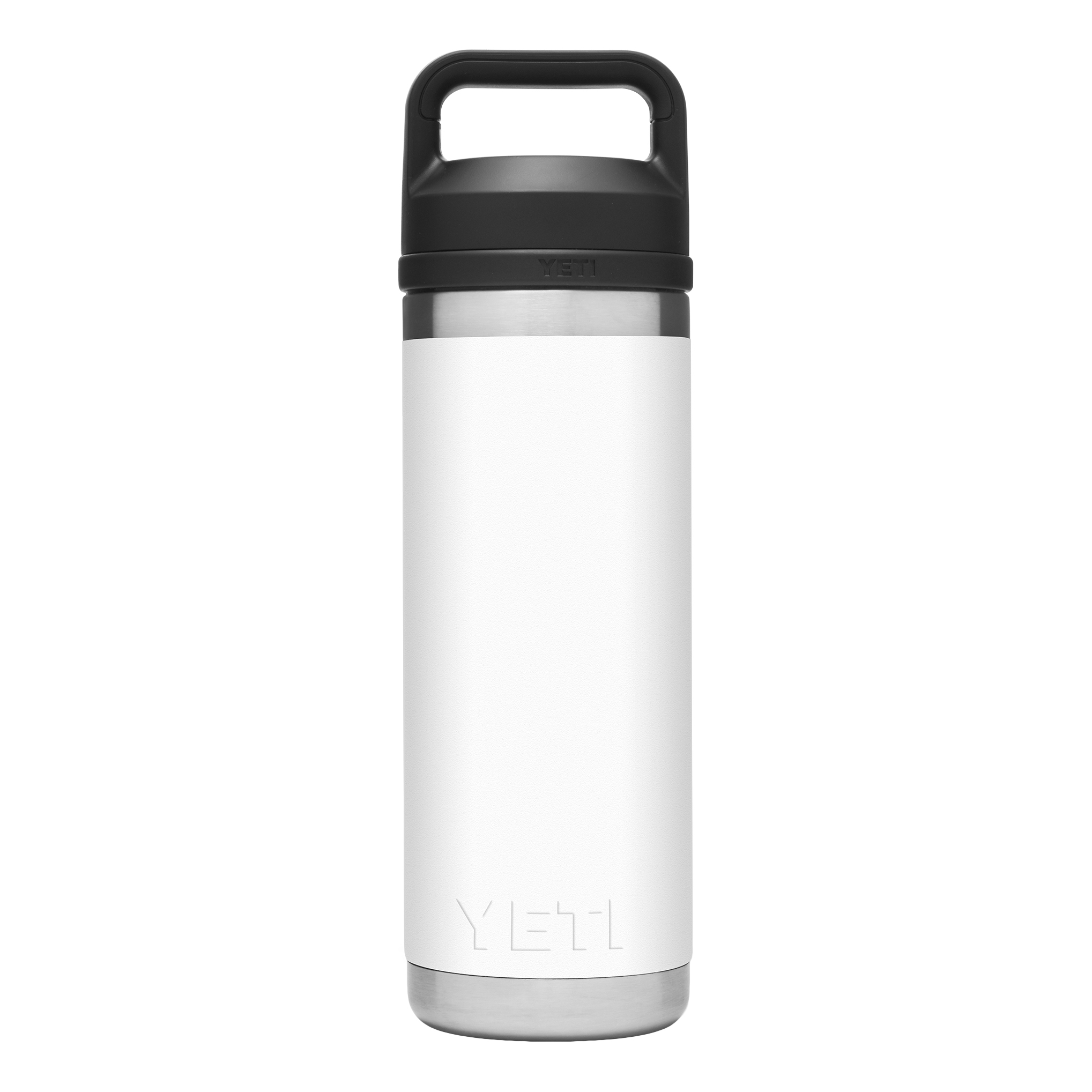 Image of YETI Rambler Bottle with Chug Cap - White - 18 oz.