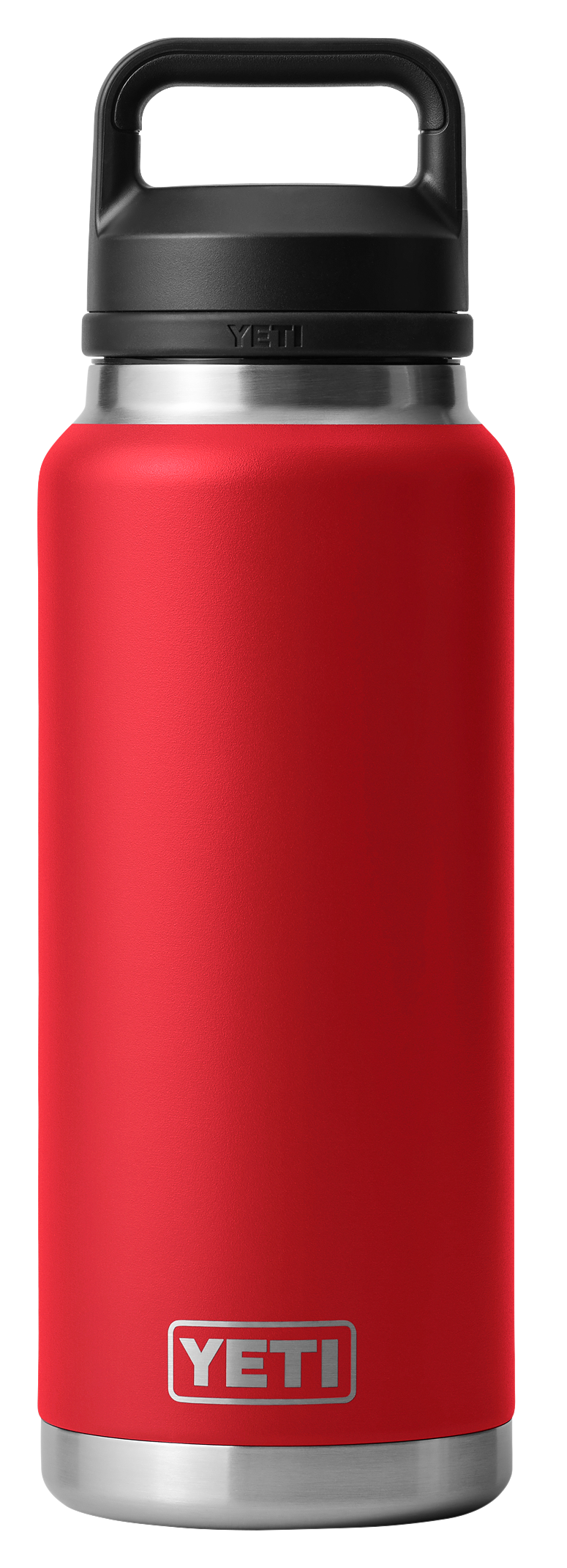 Image of YETI Rambler Bottle with Chug Cap - Rescue Red - 36 oz.