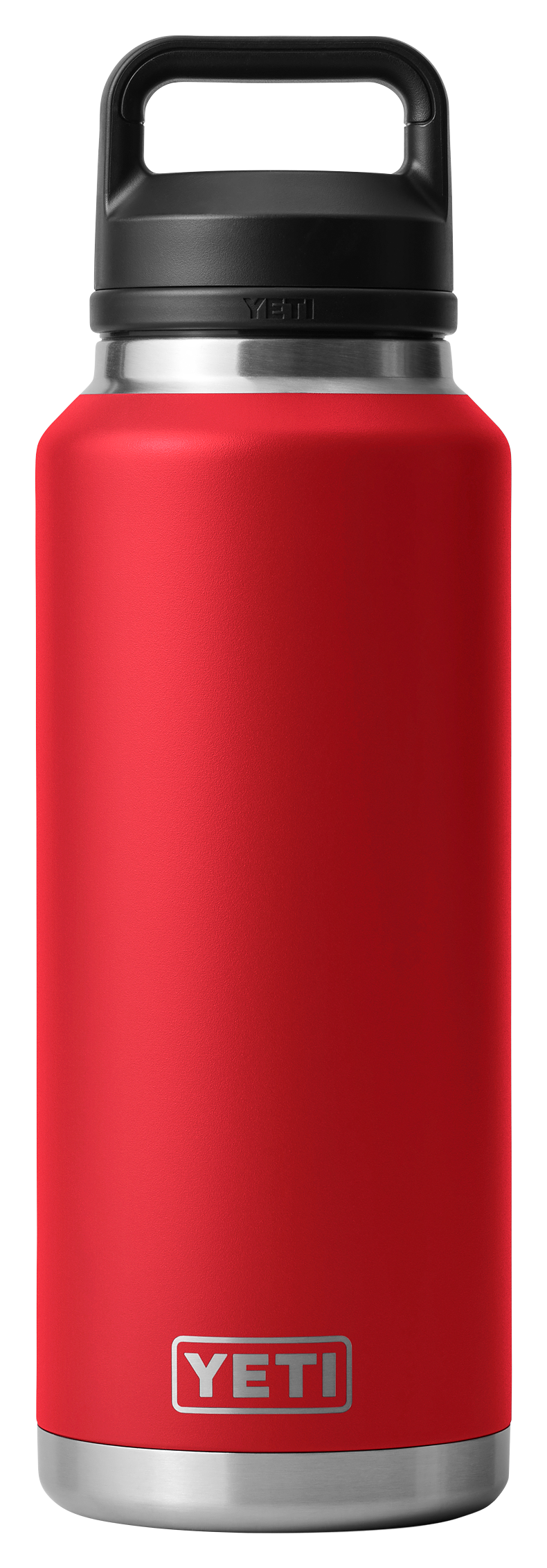 Image of YETI Rambler Bottle with Chug Cap - Rescue Red - 46 oz.