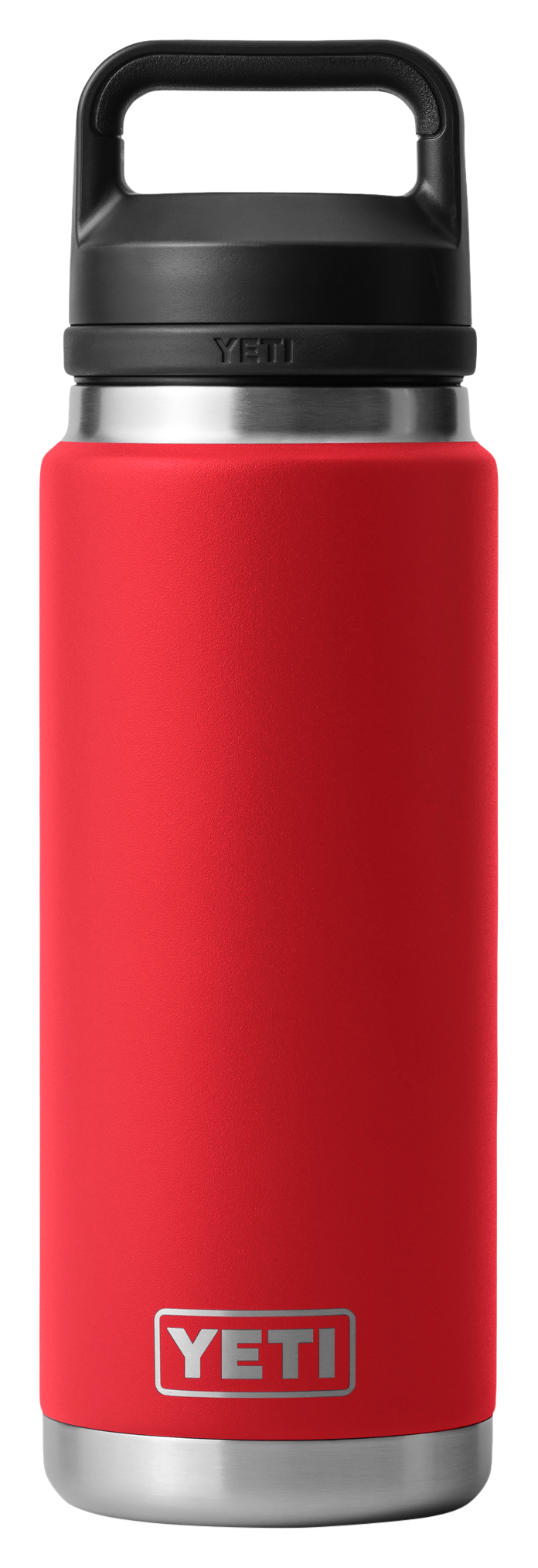 Image of YETI Rambler Bottle with Chug Cap - Rescue Red - 26 oz.