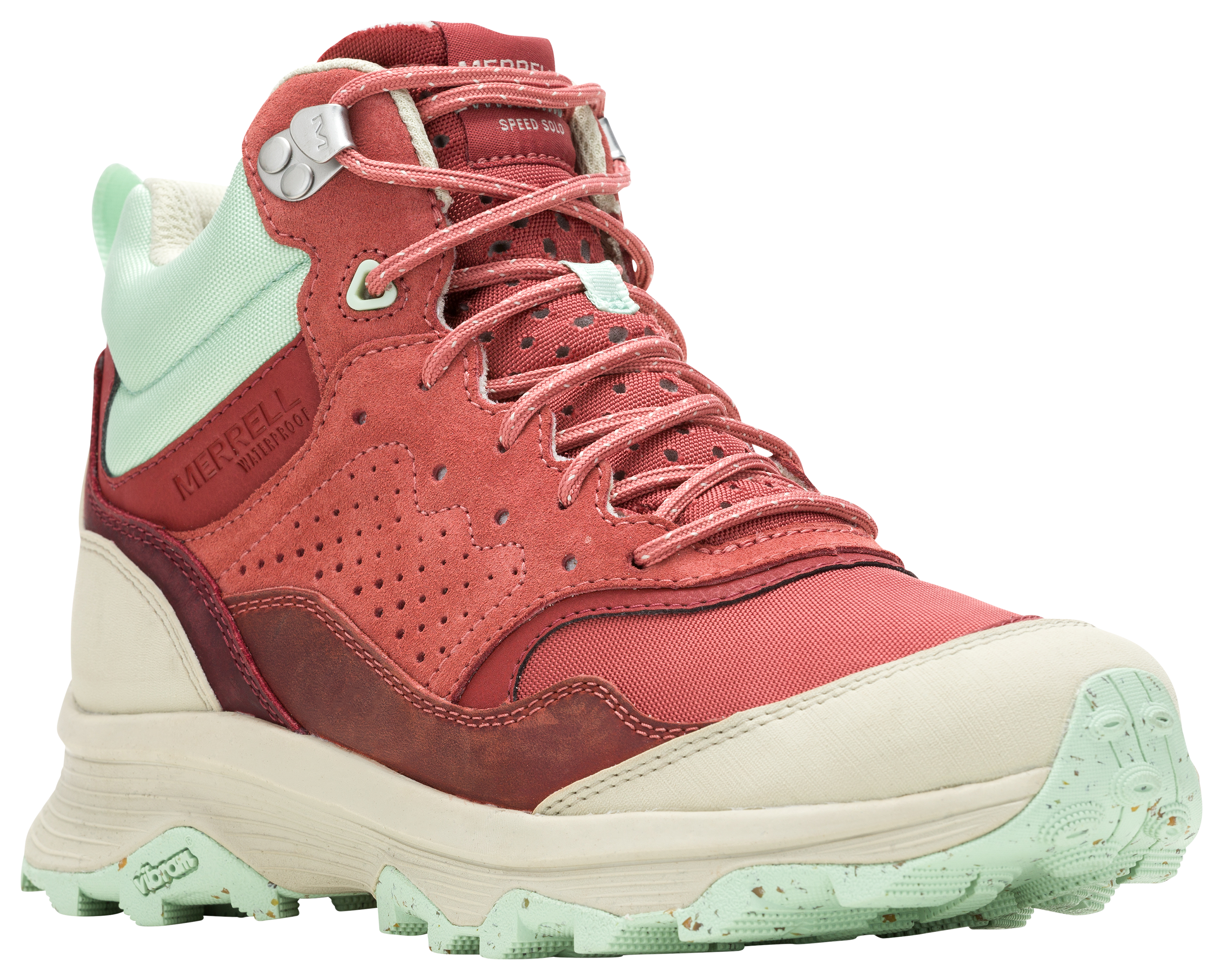 MERRELL Speed Solo Mid Waterproof Hiking Boots for Ladies