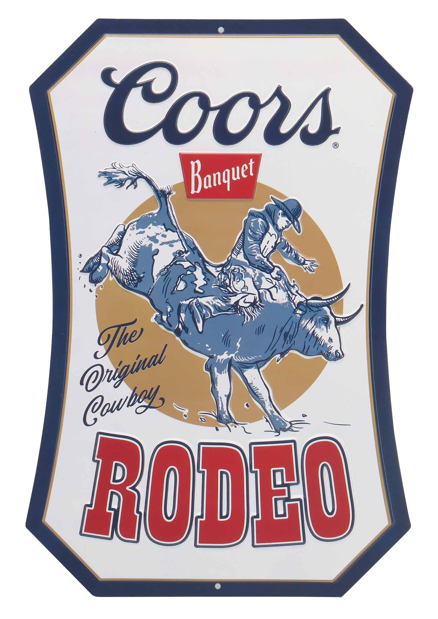 Image of Open Road Brands Molson Coors Rodeo Metal Sign