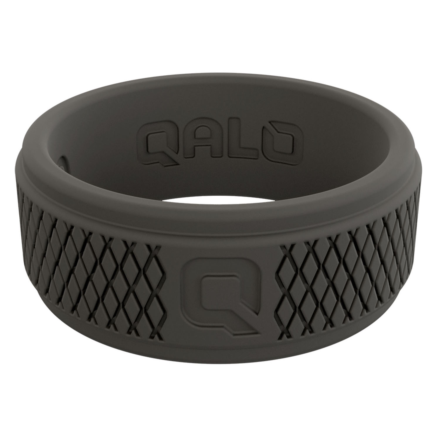 QALO Crosshatch Q2X Silicone Ring for Men