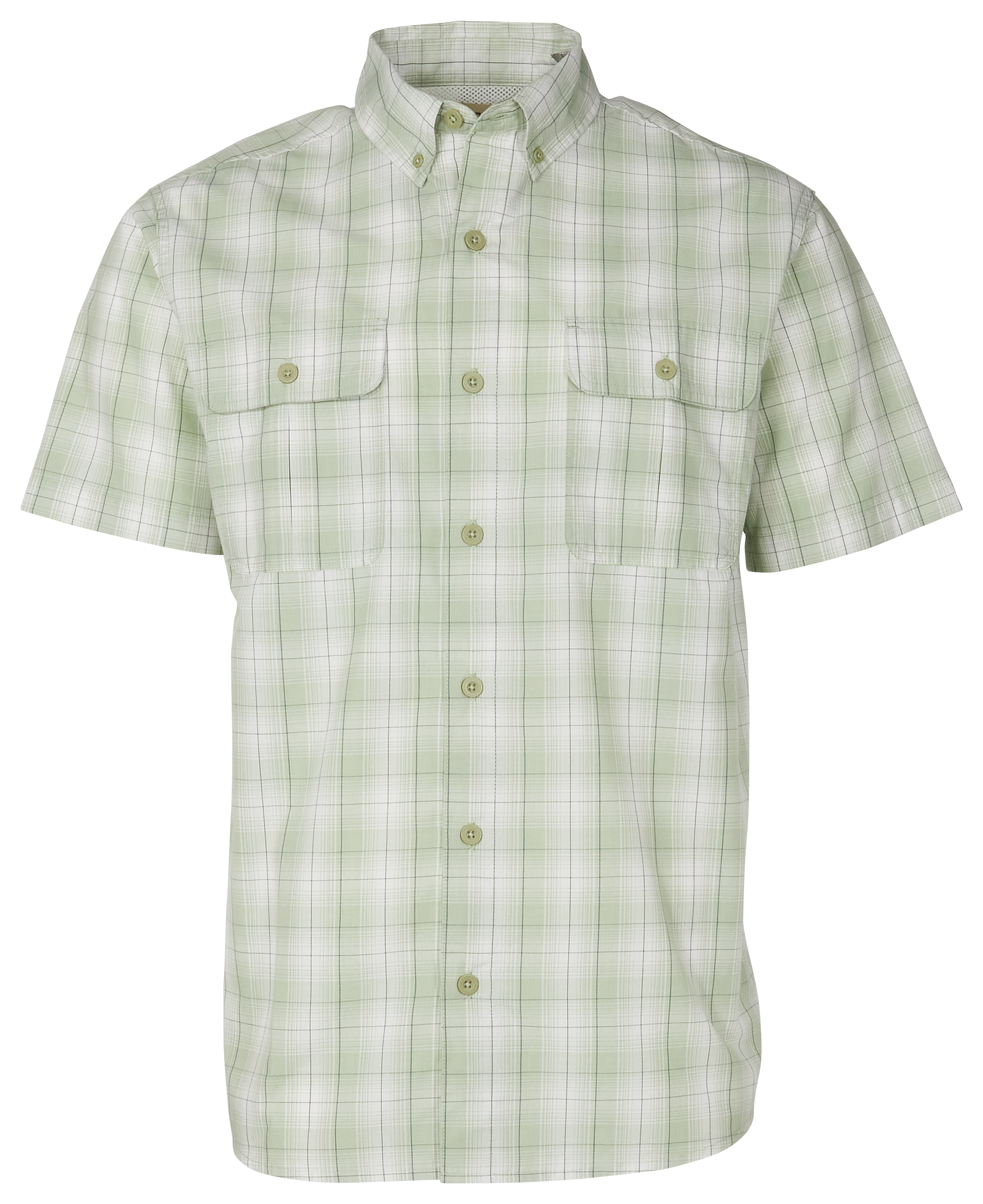 REDHEAD Spring River Vented-Back Button-Down Short-Sleeve Shirt for Men