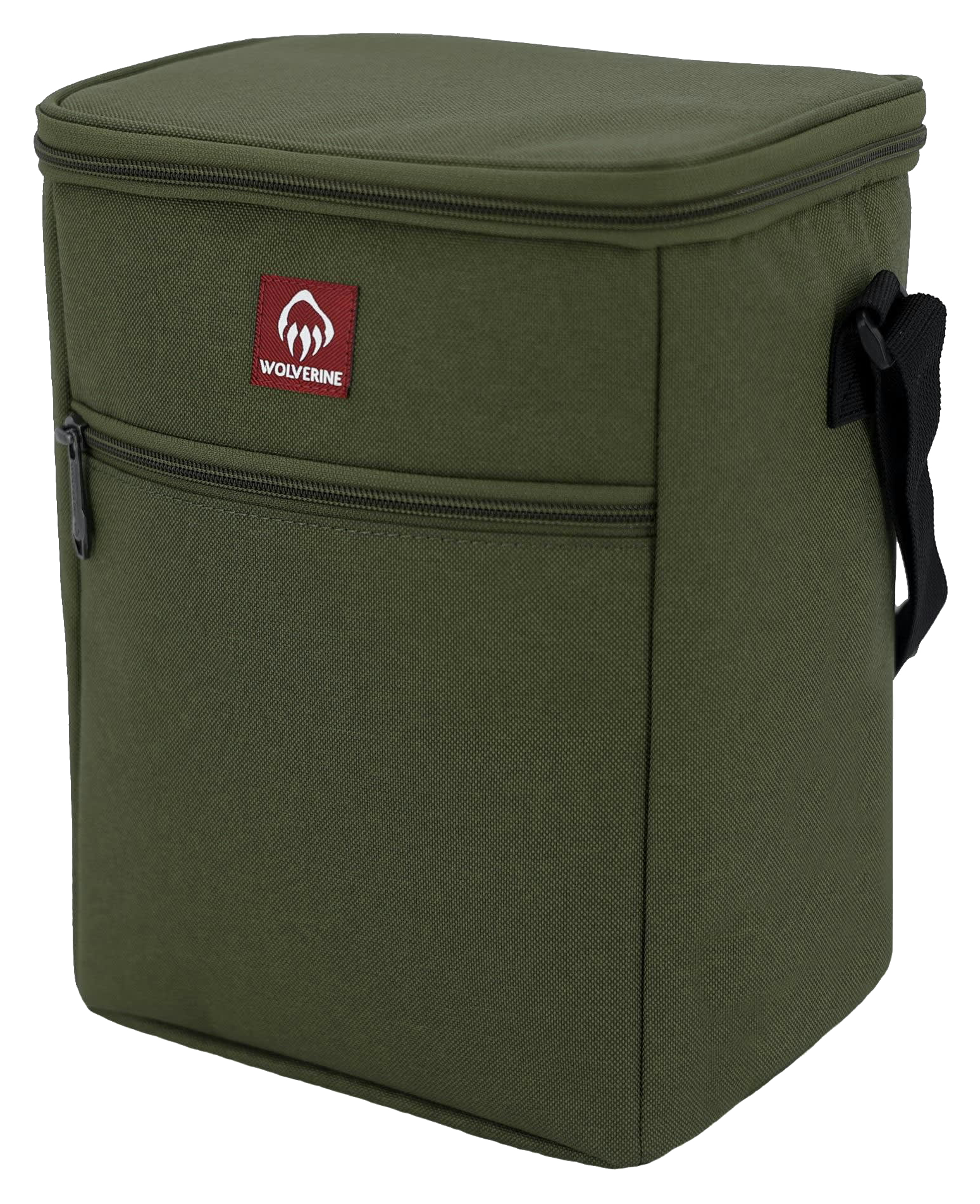 Image of Wolverine Vertical 12-Can Cooler - Olive