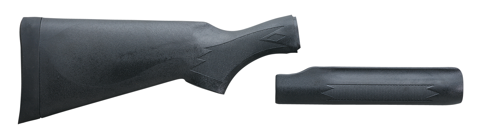 Image of Remington Replacement Synthetic Stock - Black - Remington 870 - 12 Gauge