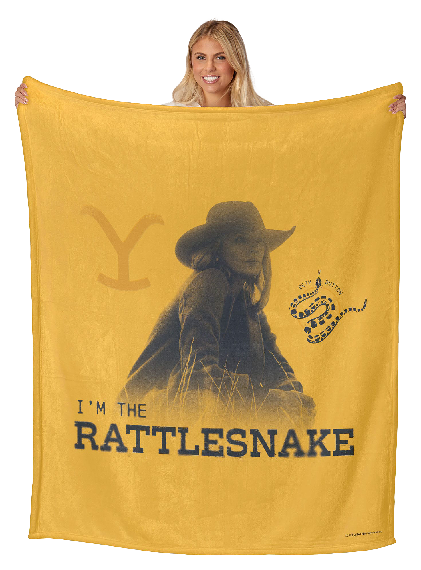 Image of The Northwest Group Yellowstone Rattlesnake Silk Touch Throw Blanket