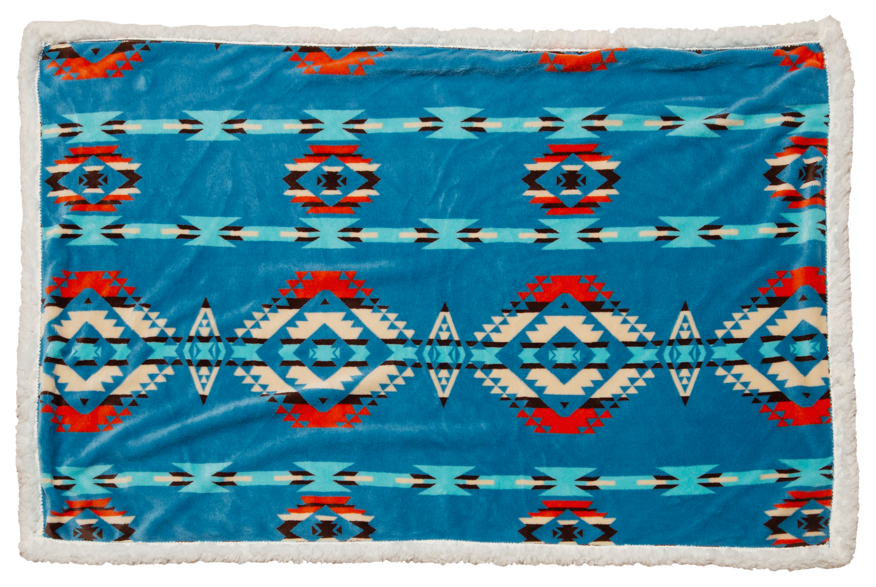 Image of Carstens, Inc. Turquoise Southwest Dog Blanket