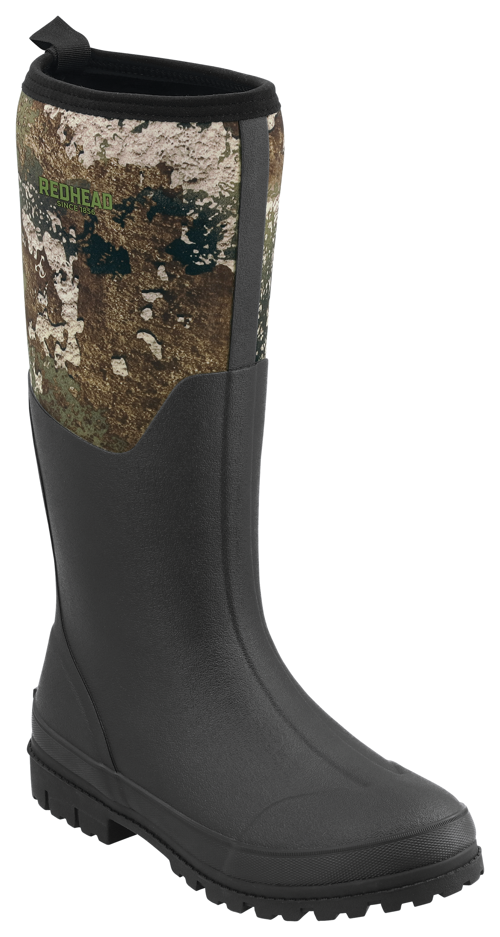 Image of RedHead Camo Utility Waterproof Rubber Boots for Men - Brown/TrueTimber Strata - 7M