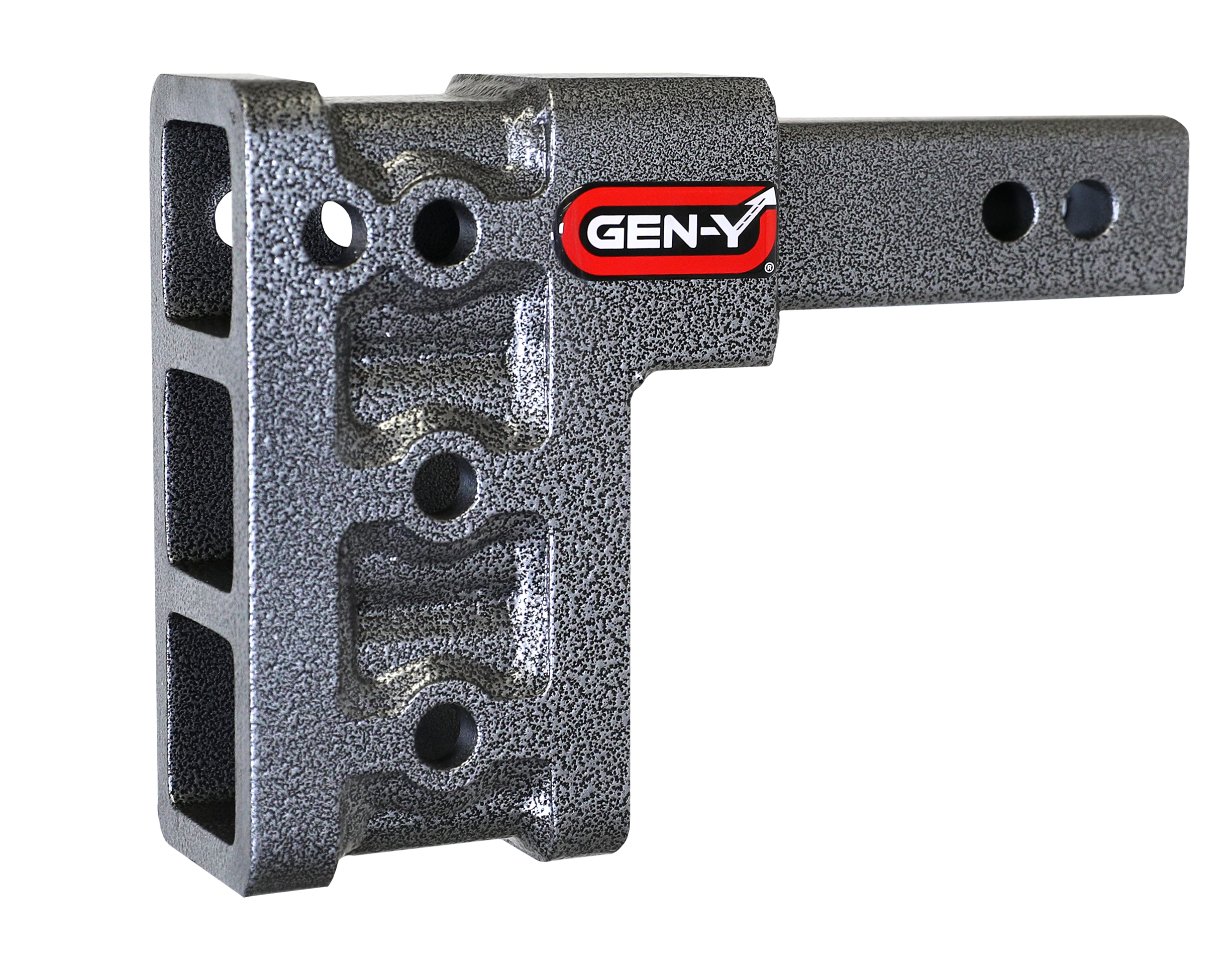 Image of "GEN-Y HITCH Mega-Duty 2"" Shank 10K Drop Hitch with Dual-Ball - 5"" Drop"