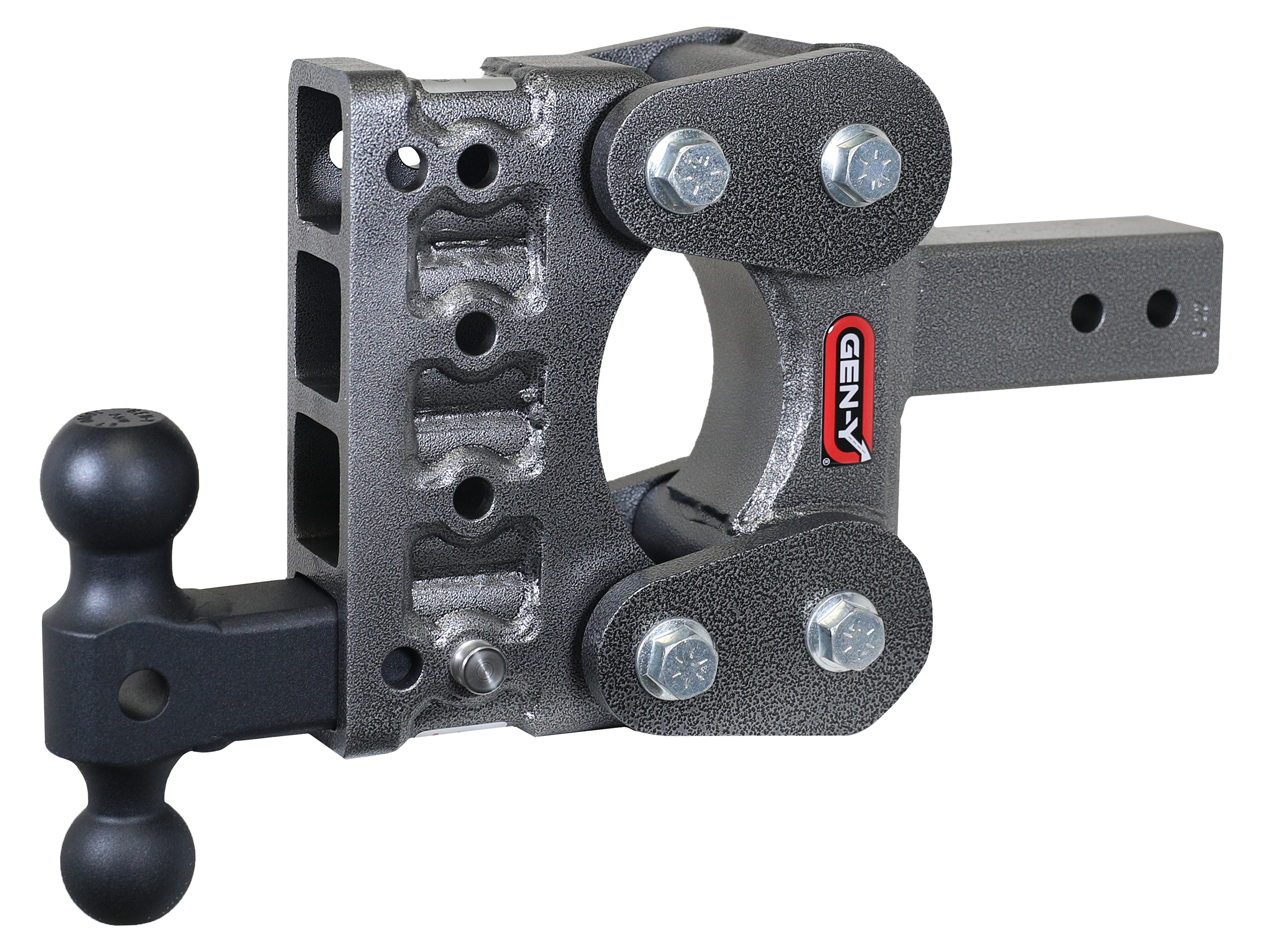 GEN-Y HITCH The BOSS TORSION-FLEX Shank 10K Hitch with Dual-Ball and Pintle Lock