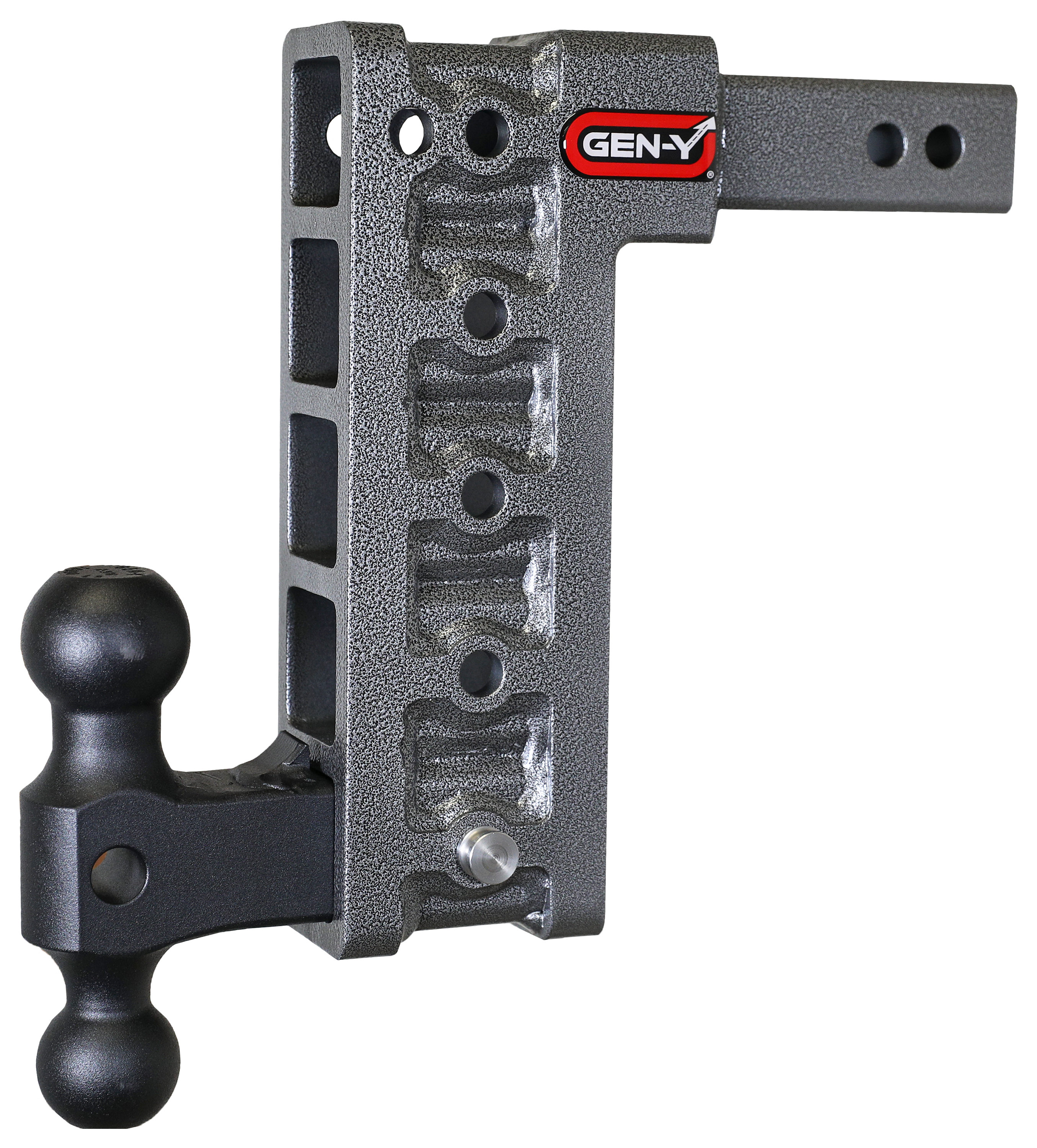 Image of "GEN-Y HITCH MEGA-DUTY 2"" Shank 16K Drop Hitch with Dual-Ball - 10"" Drop"