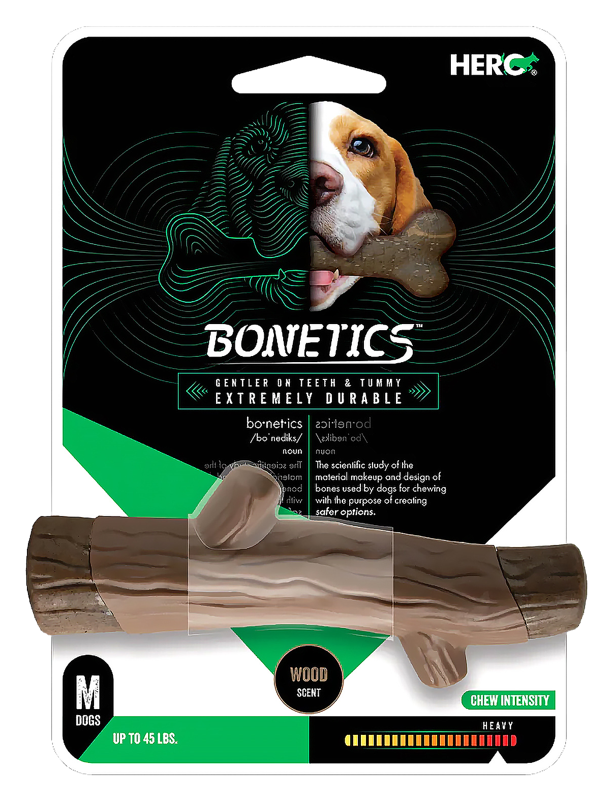 Image of Hero Bonetics Stick Wood Flavor Chew Toy for Dogs