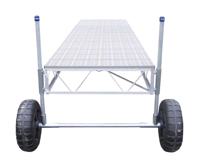 Image of Patriot Docks Straight Roll-In Dock with Poly Decking - 24'