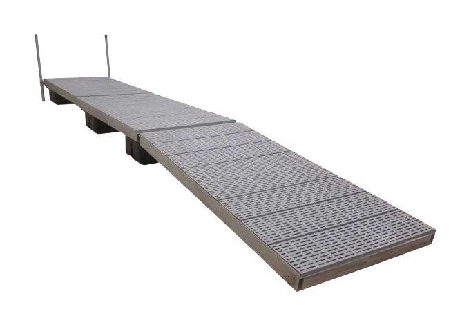 Image of Patriot Docks Standard Floating Dock with Poly Decking - 32'