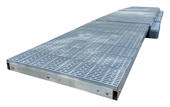 Image of Patriot Docks Premium Floating Dock with Poly Decking - 32'