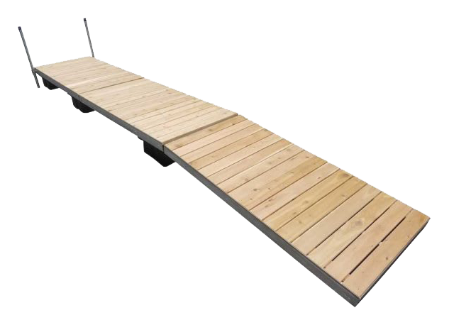 Image of Patriot Docks Standard Floating Dock with Cedar Decking - 24'