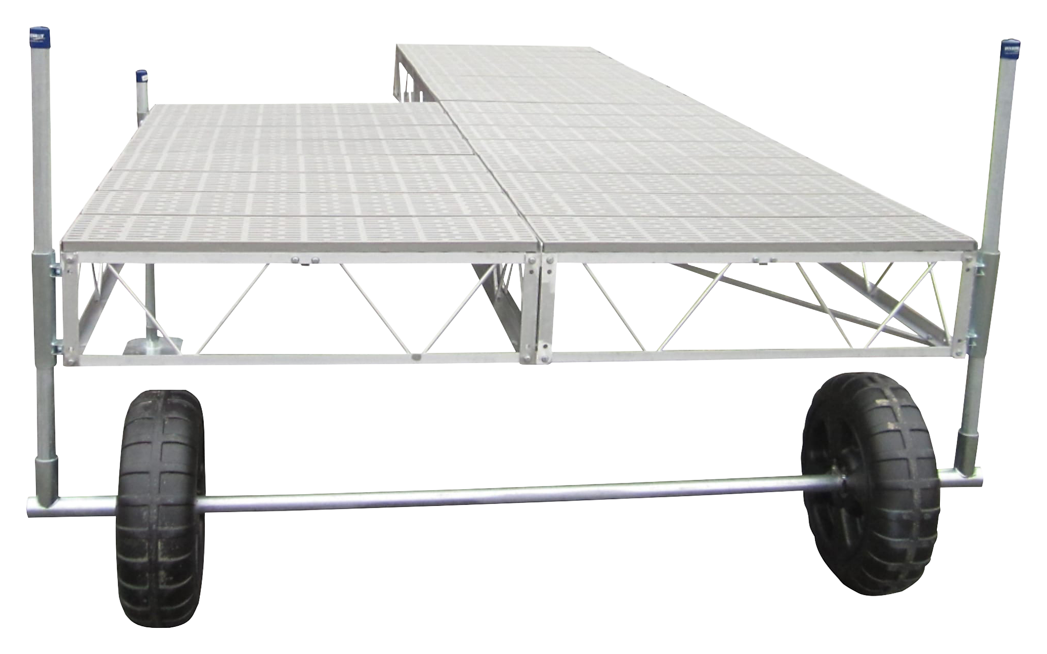 Image of Patriot Docks Patio Roll-In Dock with Poly Decking - 40'