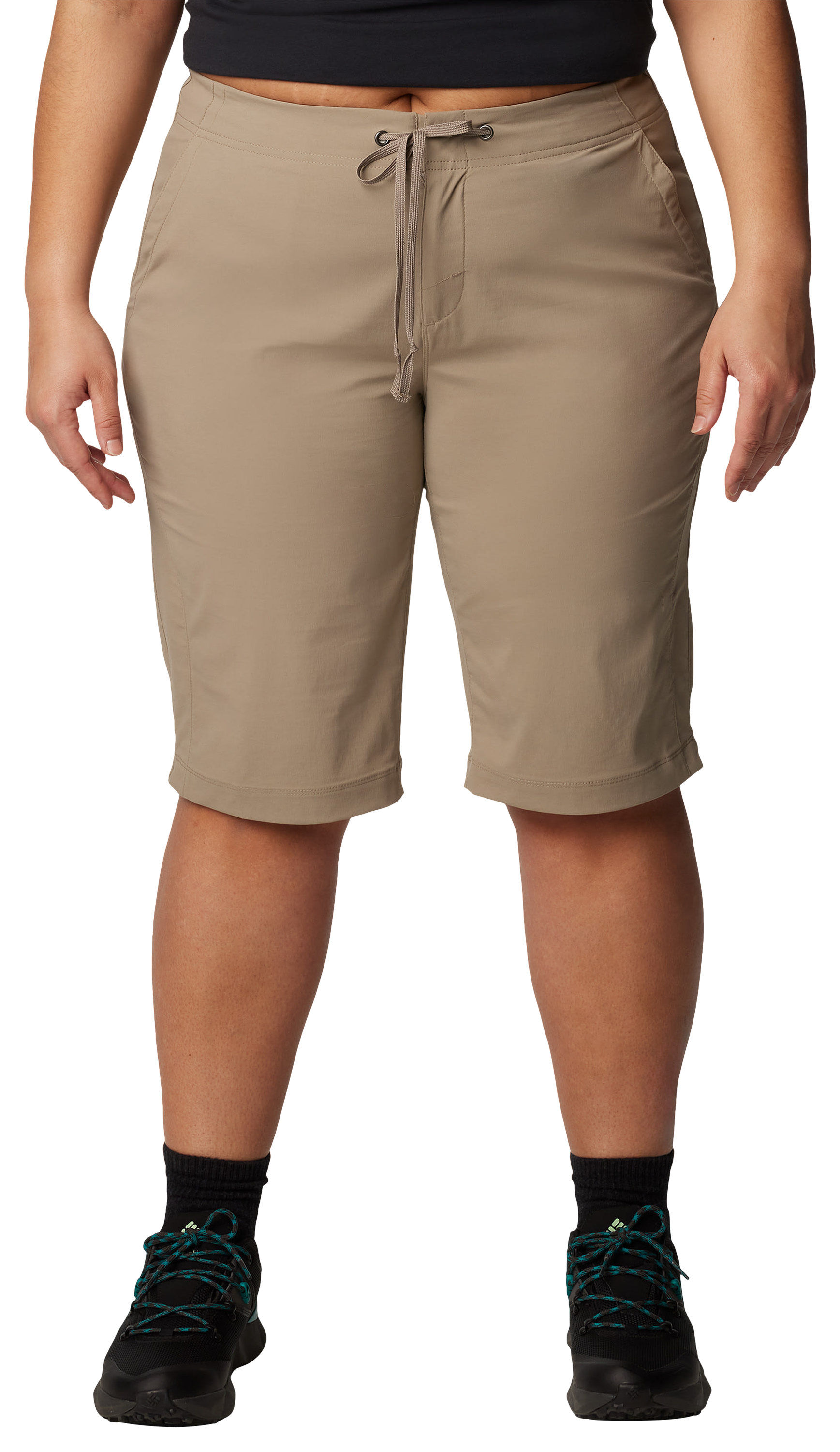 Image of Columbia Anytime Outdoor Long Shorts for Ladies - Tusk - 18W