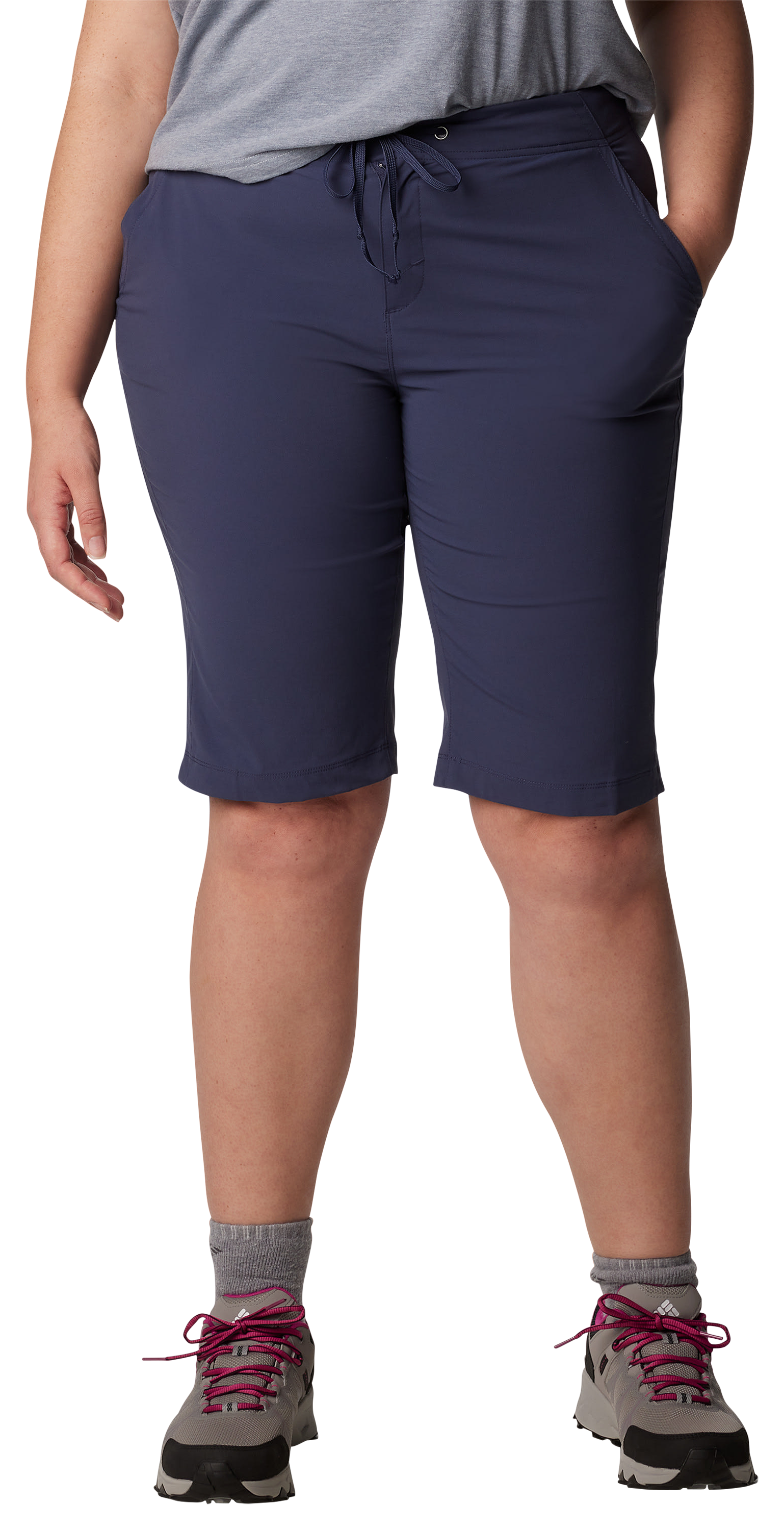 Image of Columbia Anytime Outdoor Long Shorts for Ladies - Nocturnal - 18W