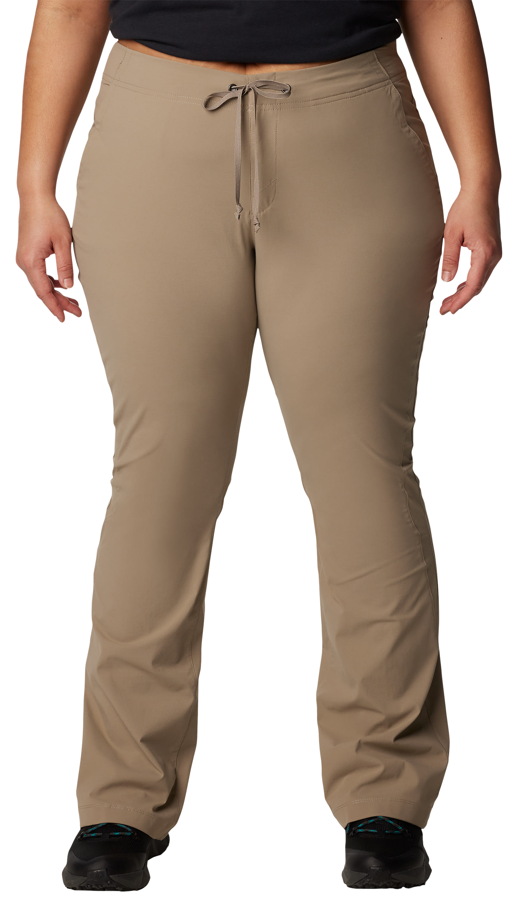 Image of Columbia Anytime Outdoor Boot-Cut Pants for Ladies - Tusk - 18W - Regular