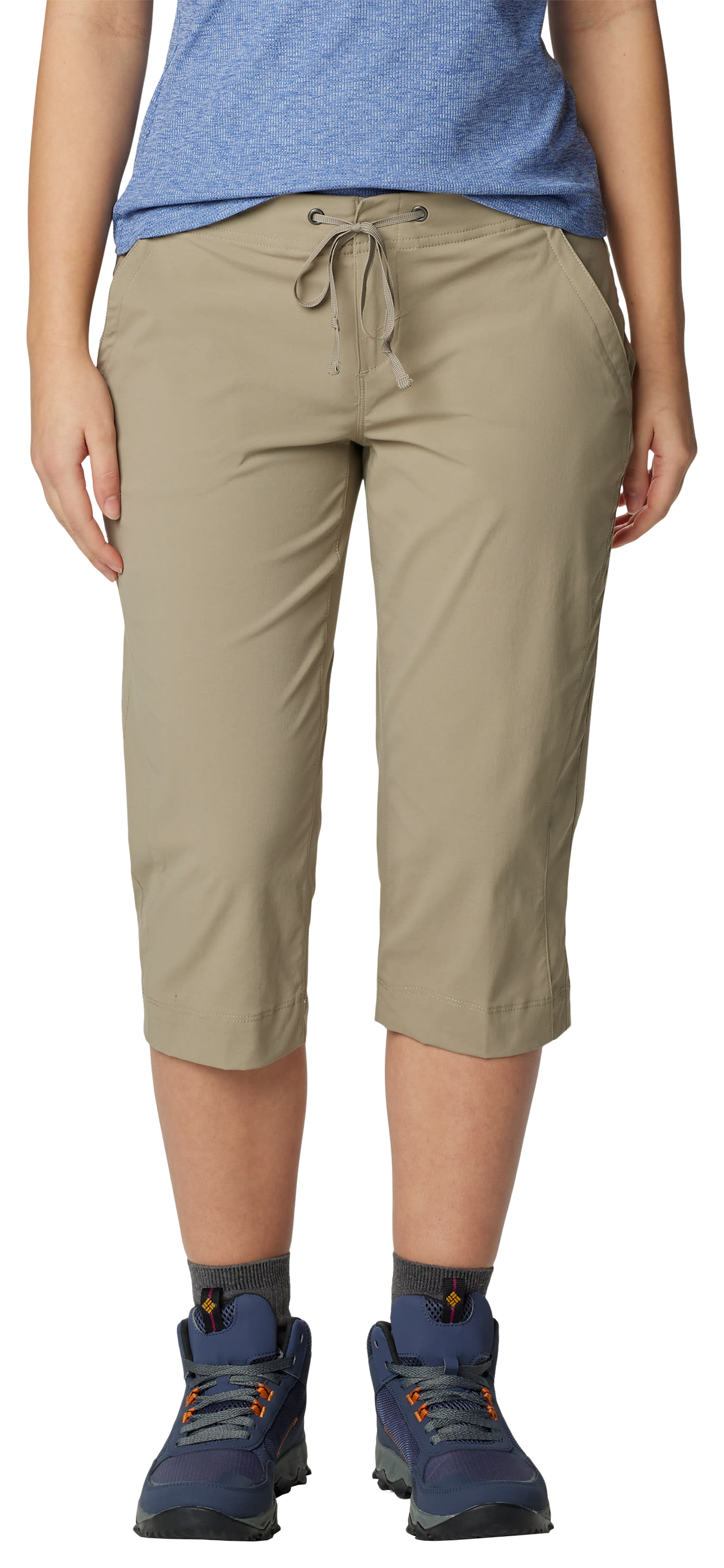 Image of Columbia Anytime Outdoor Capris for Ladies - Tusk - 2