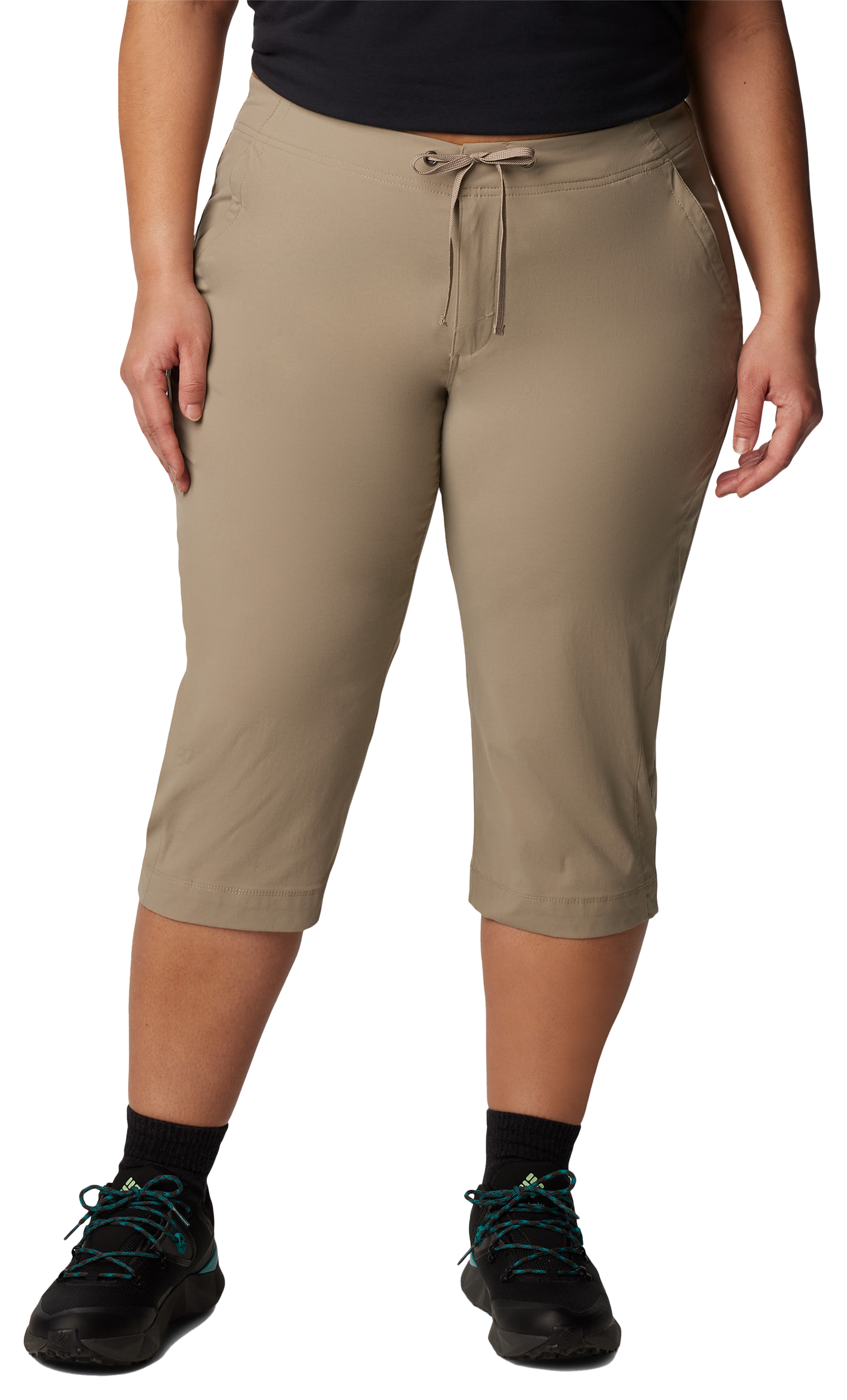 Image of Columbia Anytime Outdoor Capris for Ladies - Tusk - 16W