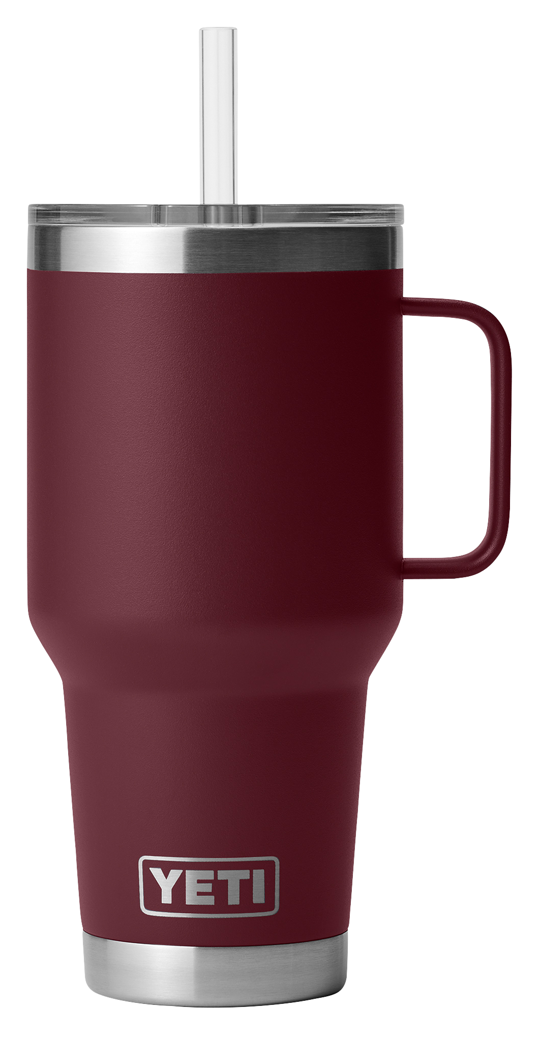 Image of YETI Rambler Mug with Straw Lid - Wild Vine Red - 35 oz.