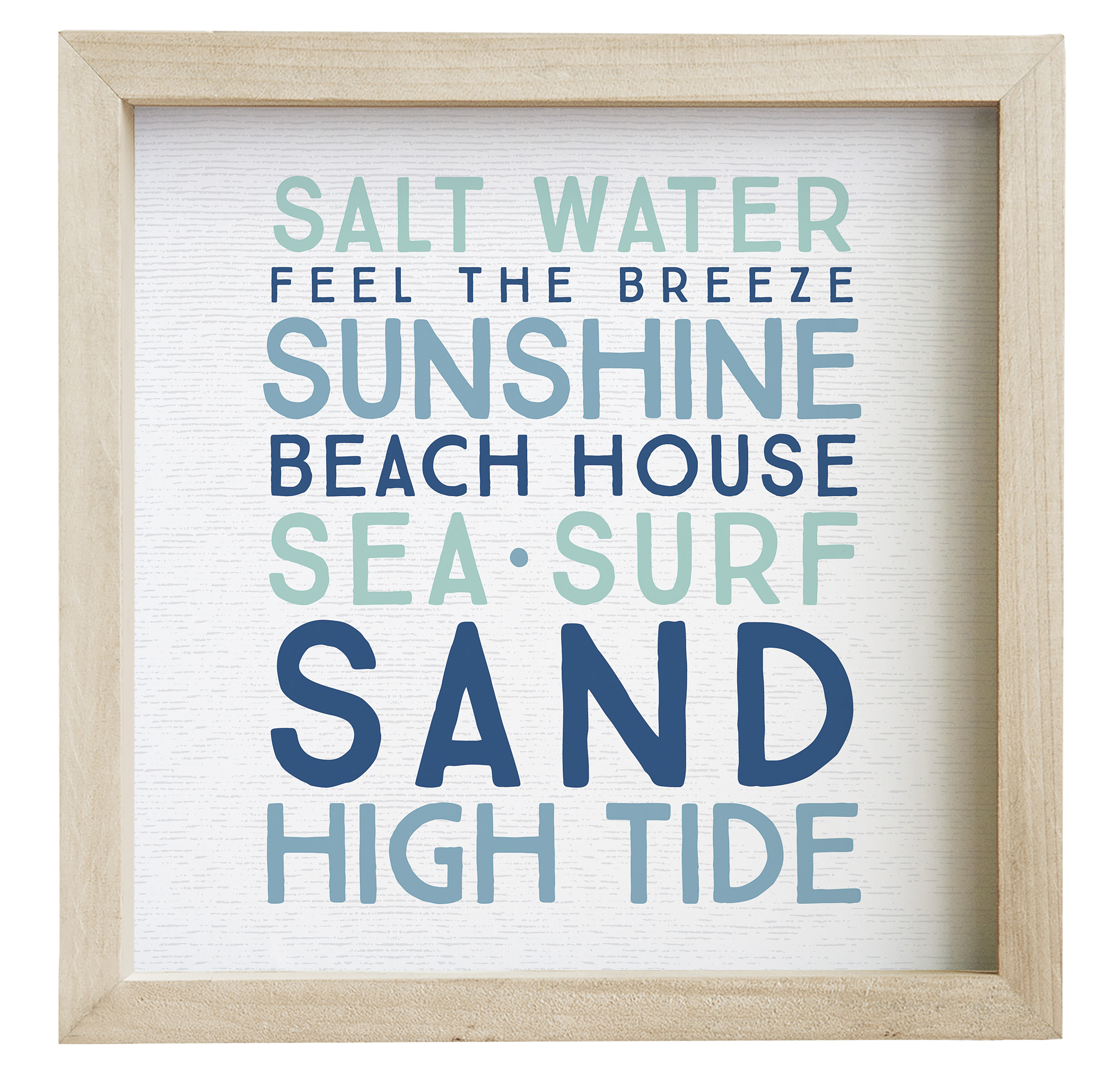 Image of Sincere Surroundings Salt Water Sunshine Framed Sign