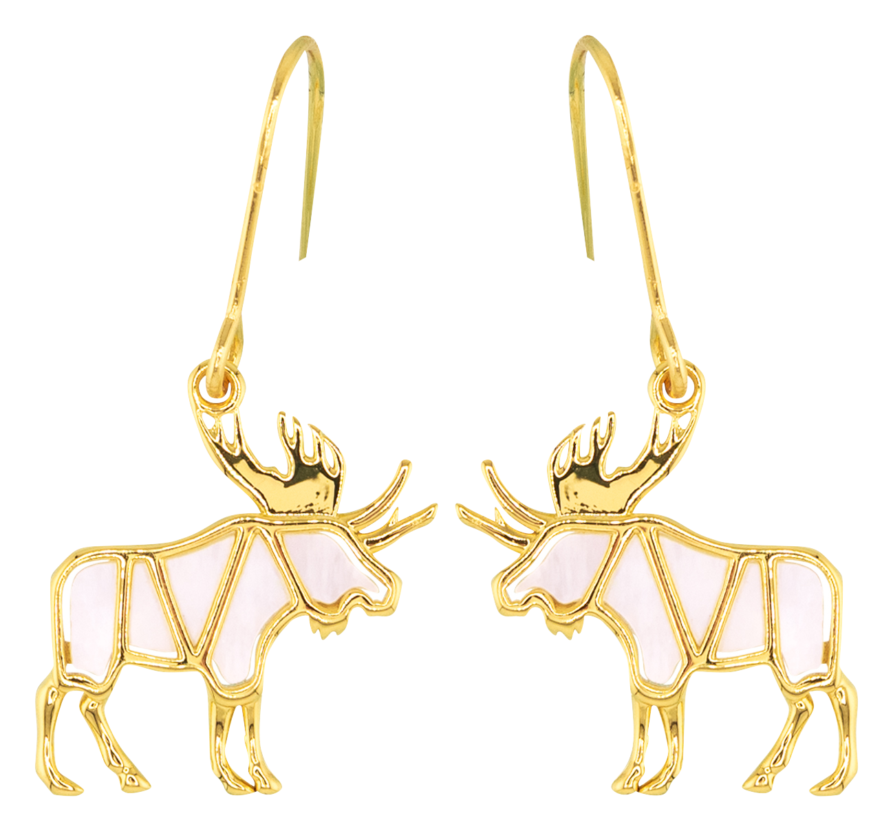 Image of Amanda Blu Moose Mother of Pearl Earrings