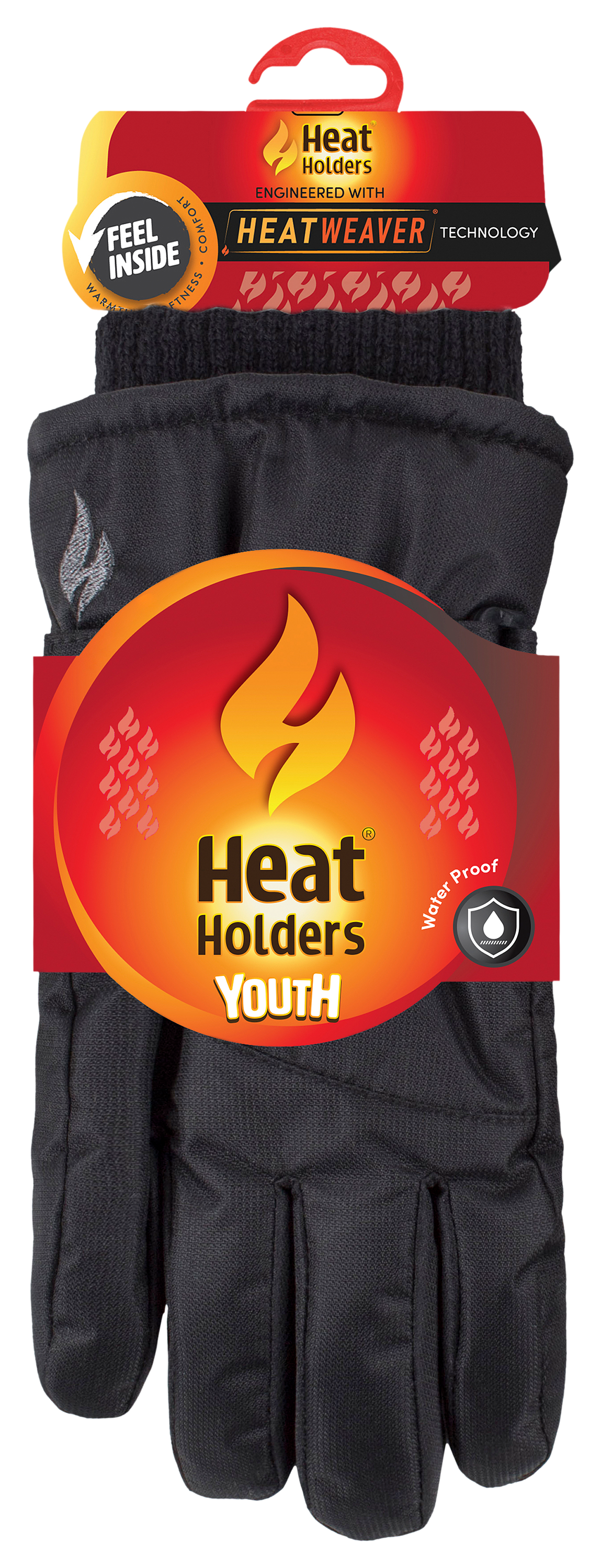 Image of Heat Holders Blizzard Comrade Gloves for Kids - Black - L/XL