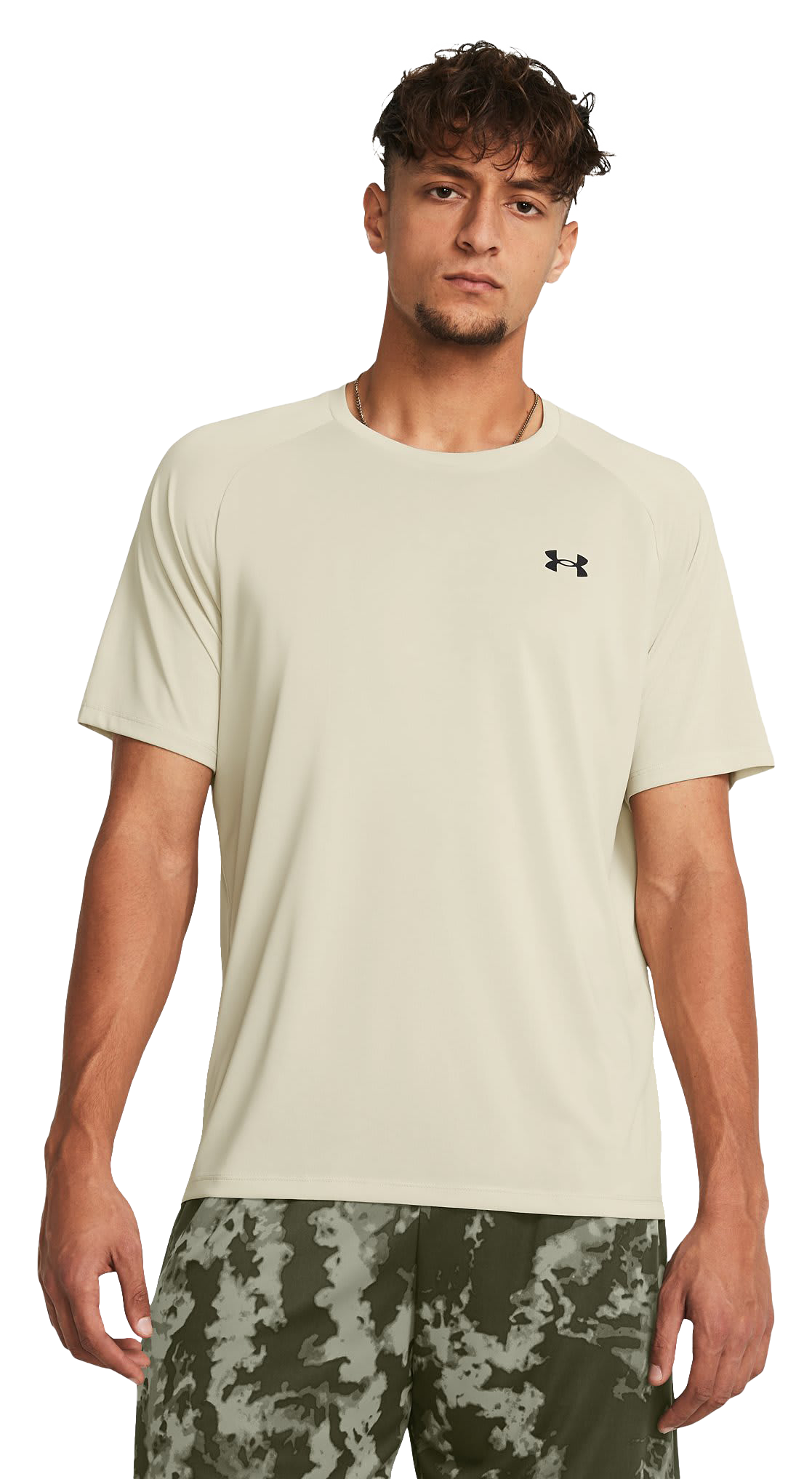 Under Armour UA Tech 2.0 Short-Sleeve T-Shirt for Men - Silt/Black - 3XLT