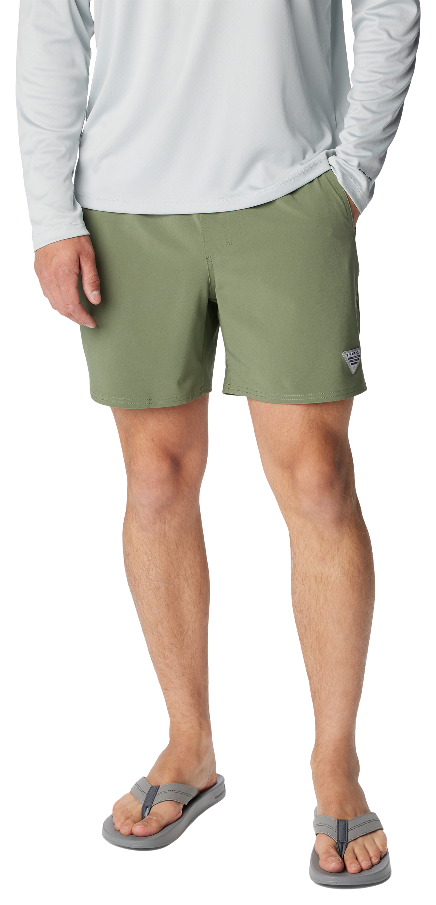 Image of Columbia Terminal Roamer Stretch Shorts - Cypress