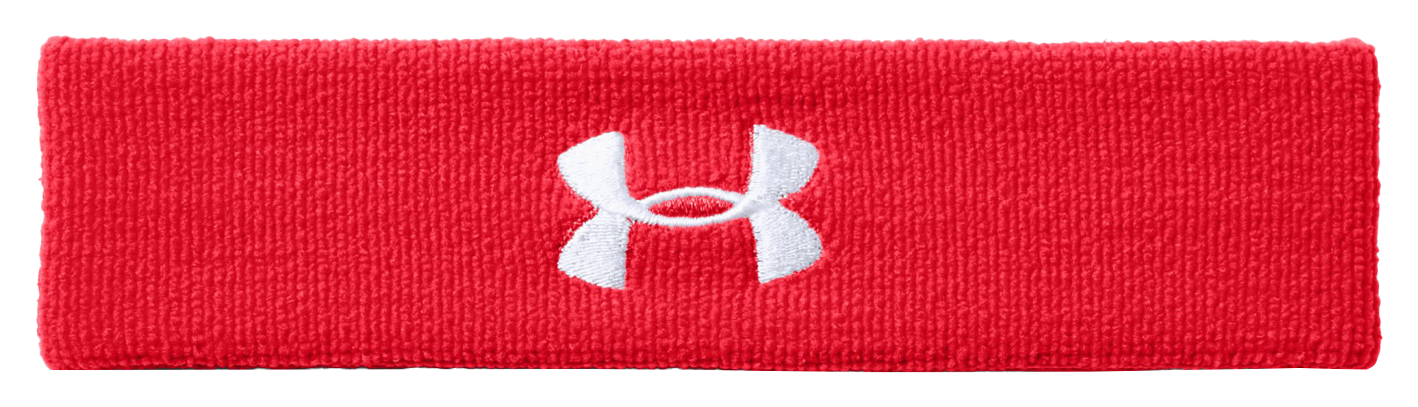 Image of Under Armour Performance Headband for Men - Red/White