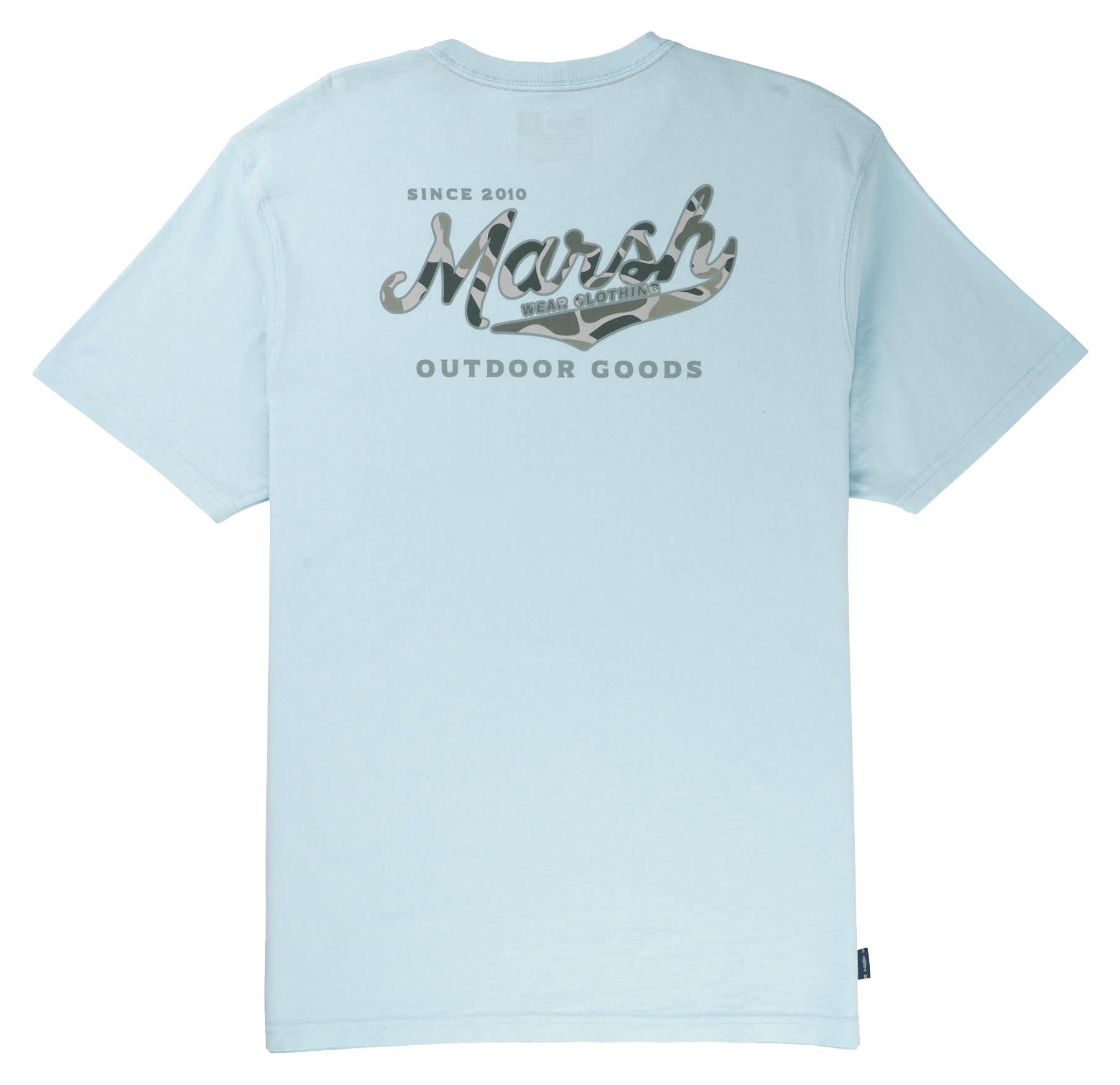 Image of Marsh Wear Base Short-Sleeve Pocket T-Shirt for Men - Chambray - M