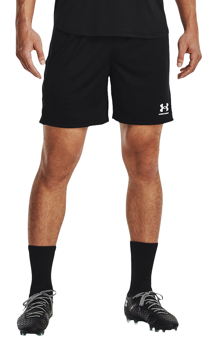 Image of Under Armour Challenger Core Shorts for Men - Black/White - L