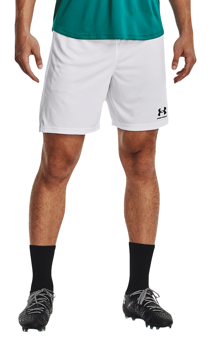 Image of Under Armour Challenger Core Shorts for Men - White/Black - 2XL