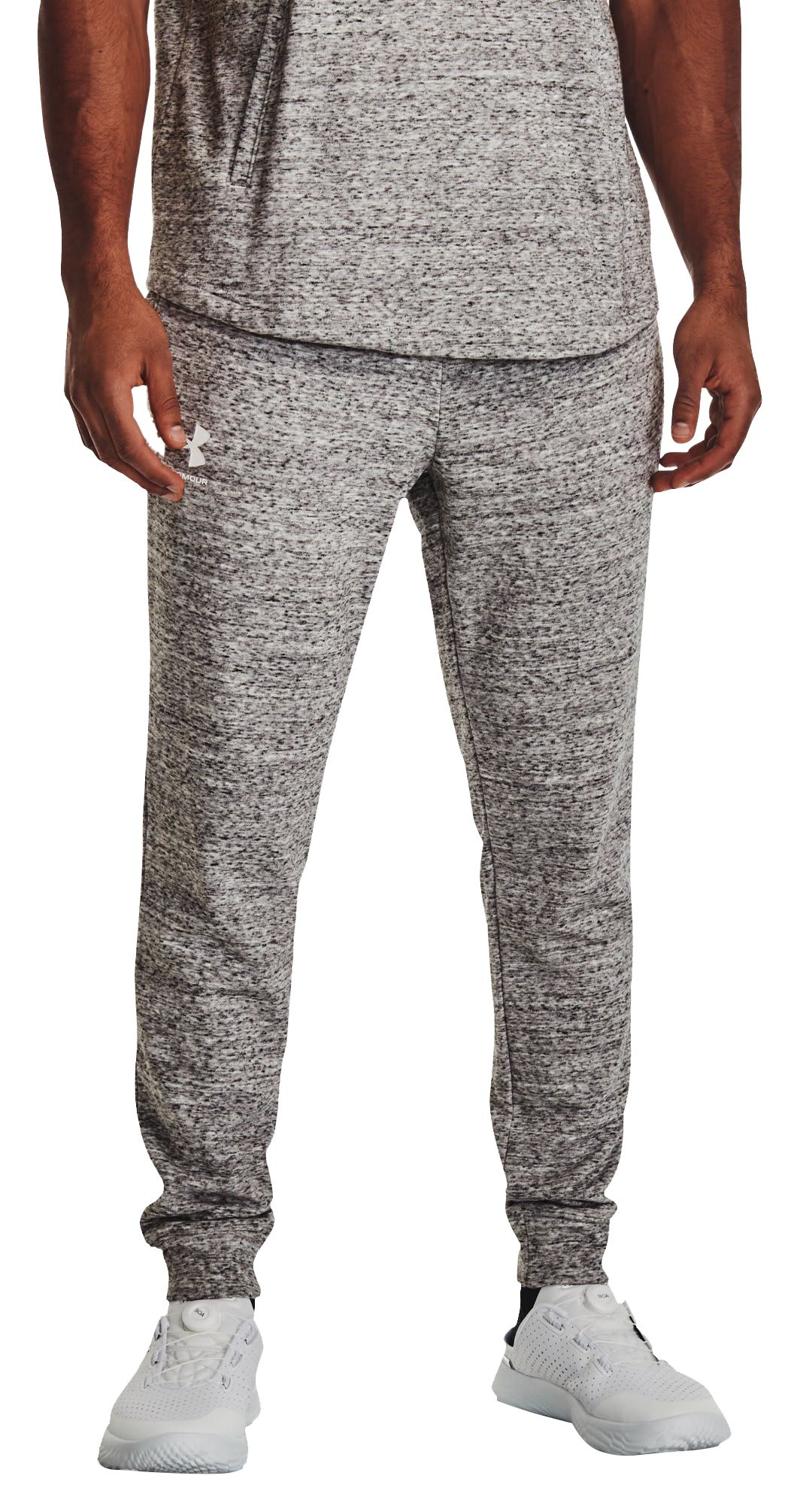 Under Armour Rival Terry Joggers for Men - Onyx White/Onyx White - - Regular