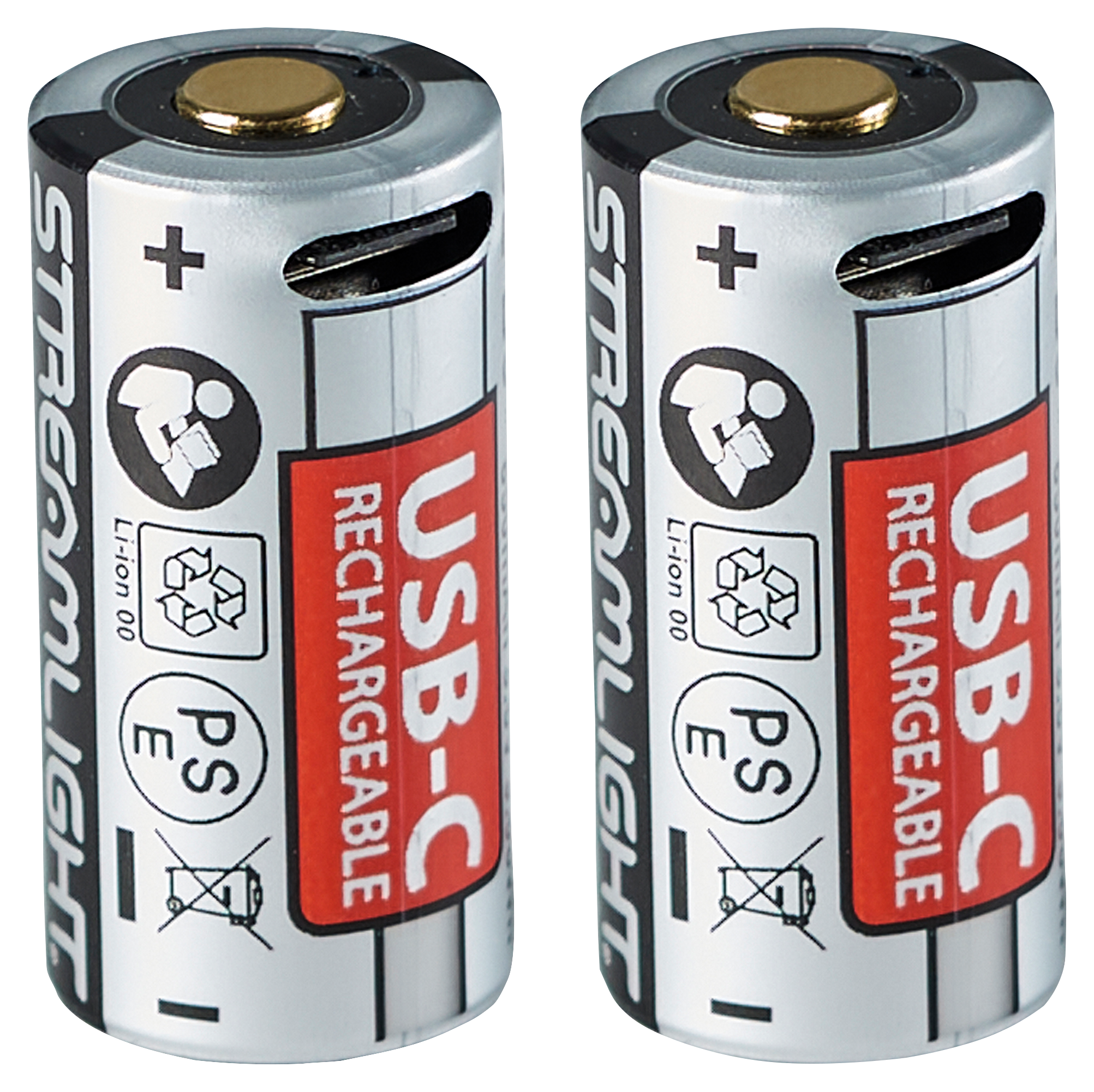 Image of Streamlight Li-Ion USB-C Rechargeable Battery 2-Pack