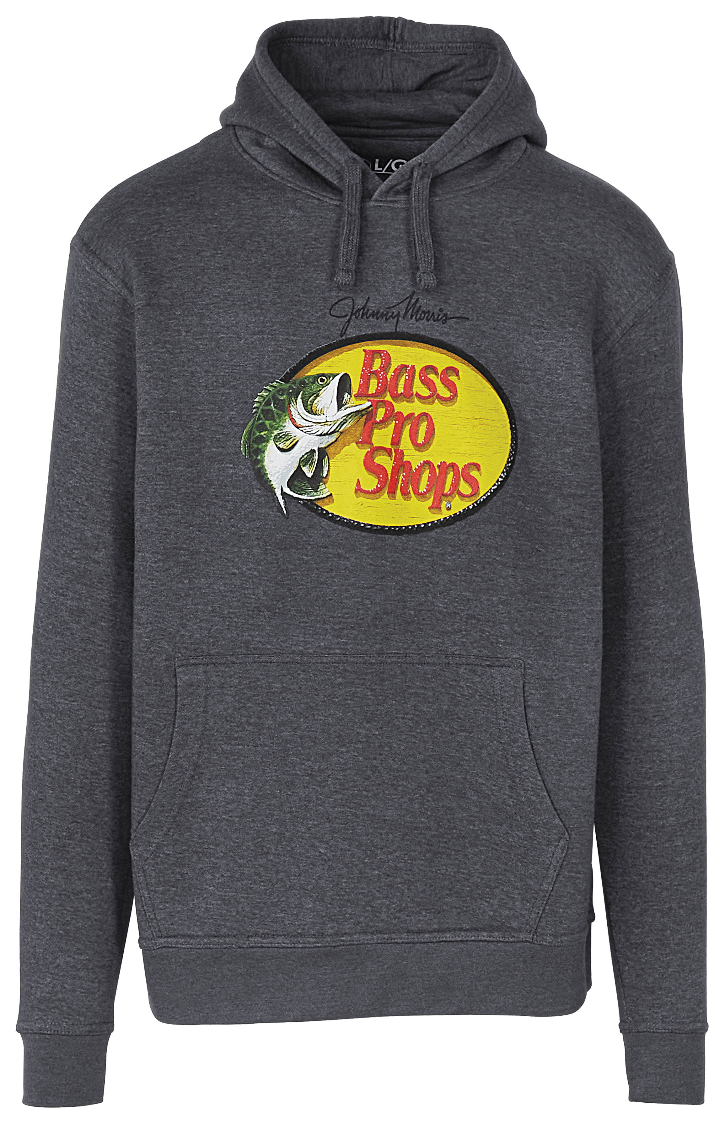 Image of Bass Pro Shops Logo Hoodie - Charcoal Heather - M