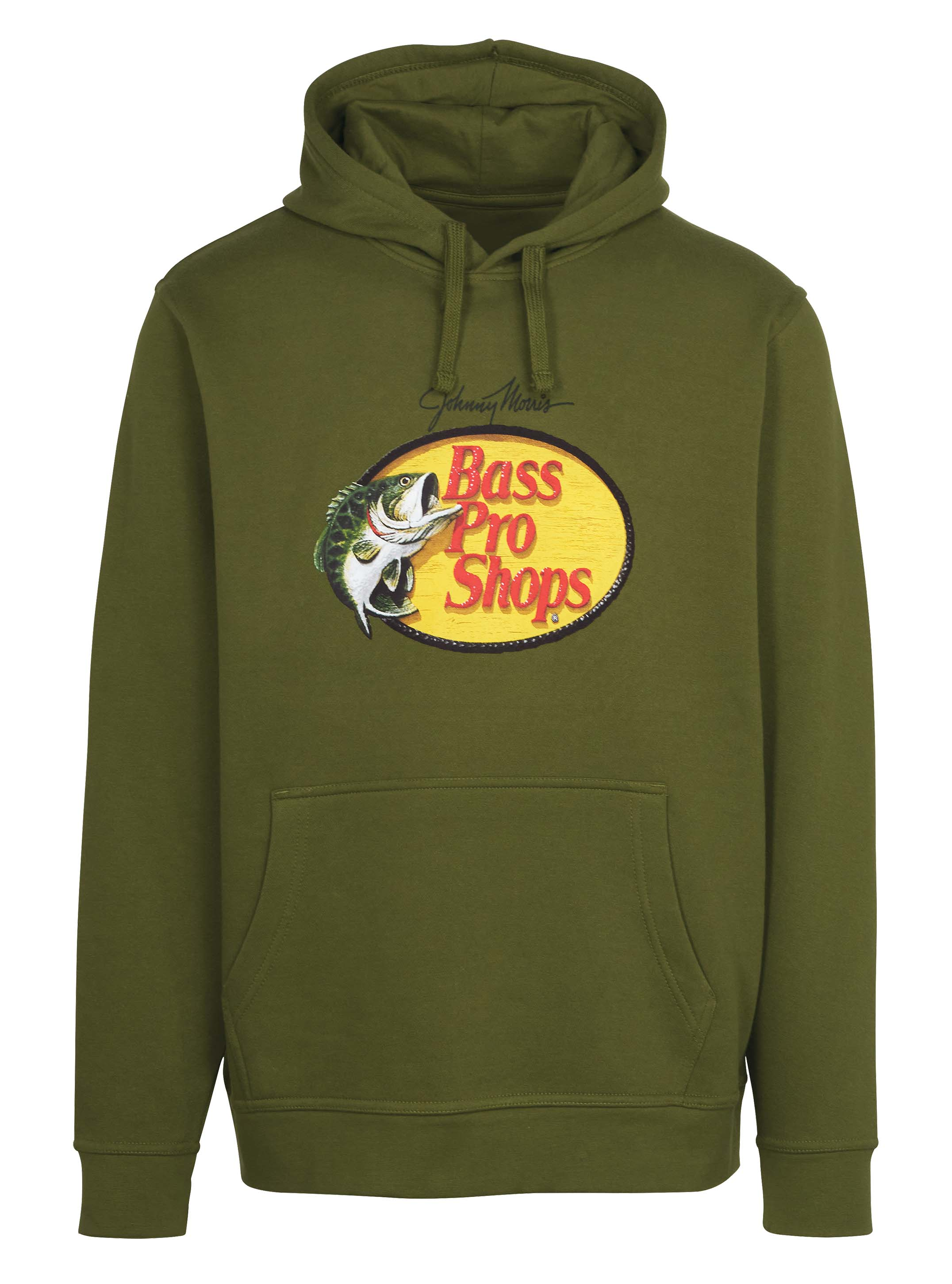 Image of Bass Pro Shops Logo Hoodie - Olive - 2XL