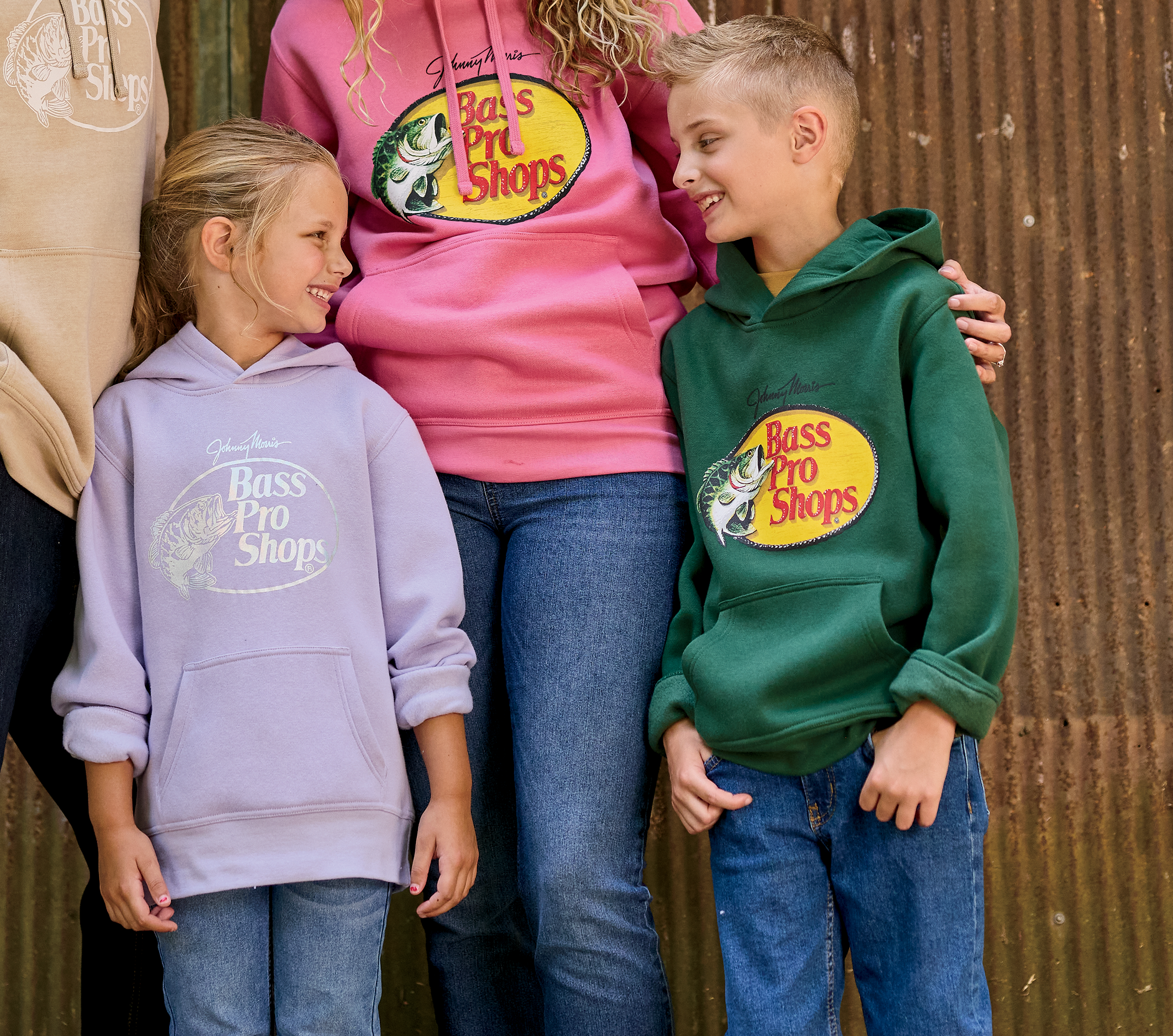 Image of Bass Pro Shops Logo Hoodie for Kids - Lilac