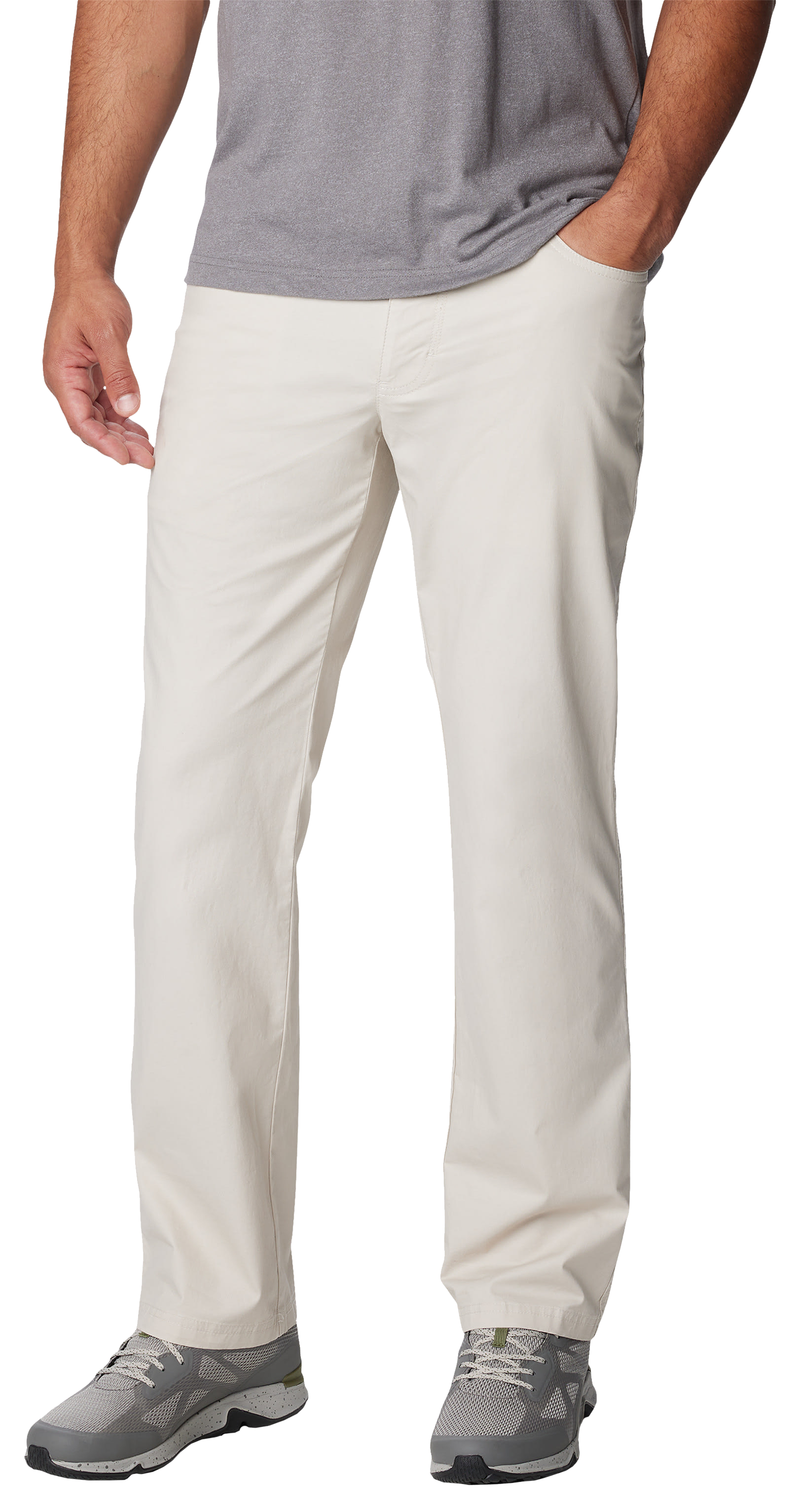 Image of Columbia Rapid Rivers Pants for Men - Dark Stone - 36x30