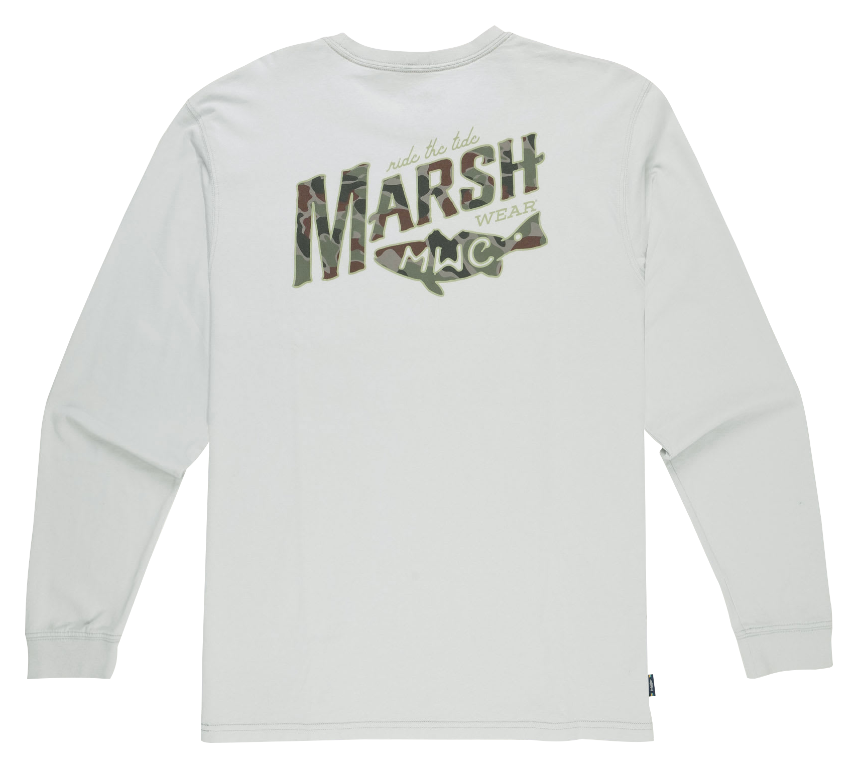Image of Marsh Wear Sunrise Marsh Long-Sleeve T-Shirt for Men - Silver
