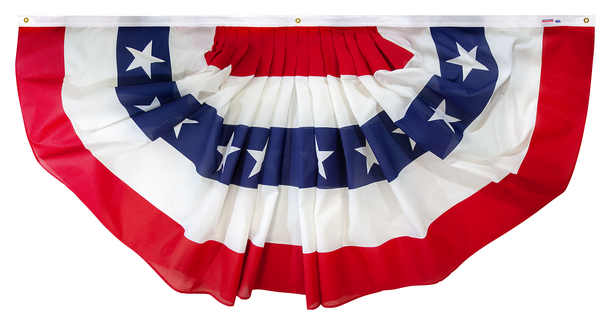 Image of Valley Forge Flag Patriotic Pleated Fan Flag