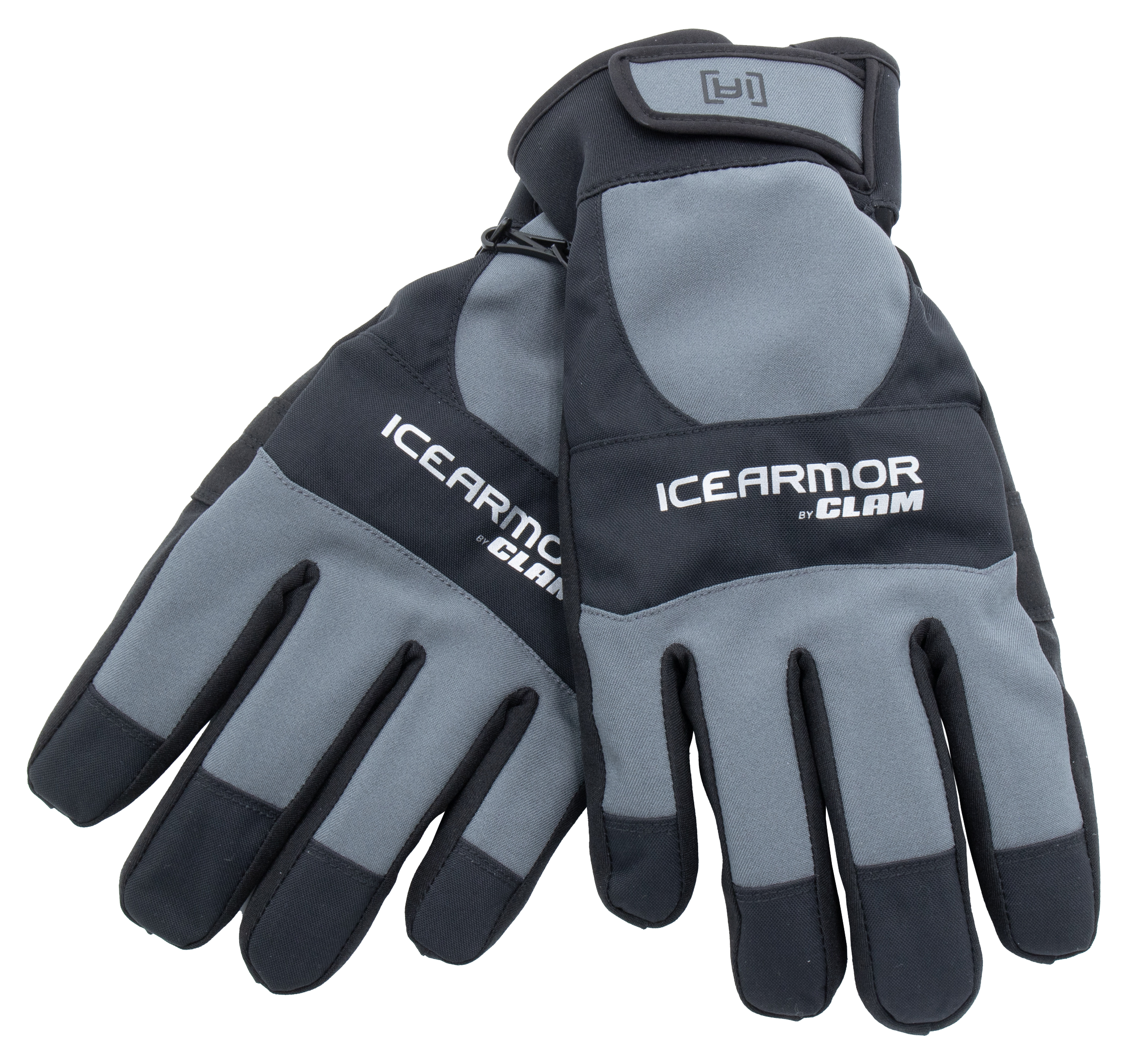 Image of IceArmor by Clam Edge X Gloves - Gray/Black - M