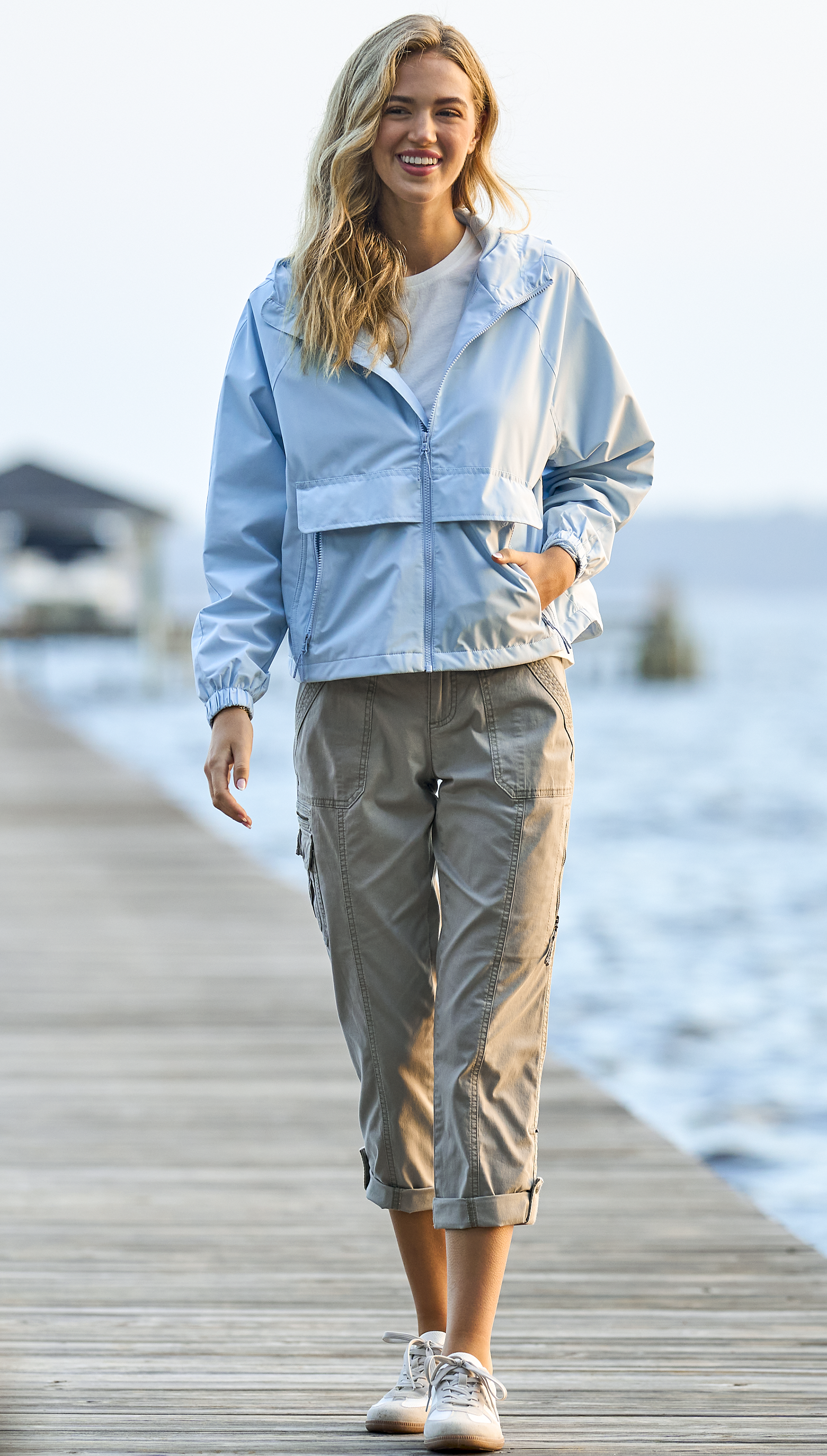 Natural Reflections Landscape Windbreaker for Ladies                                                                            