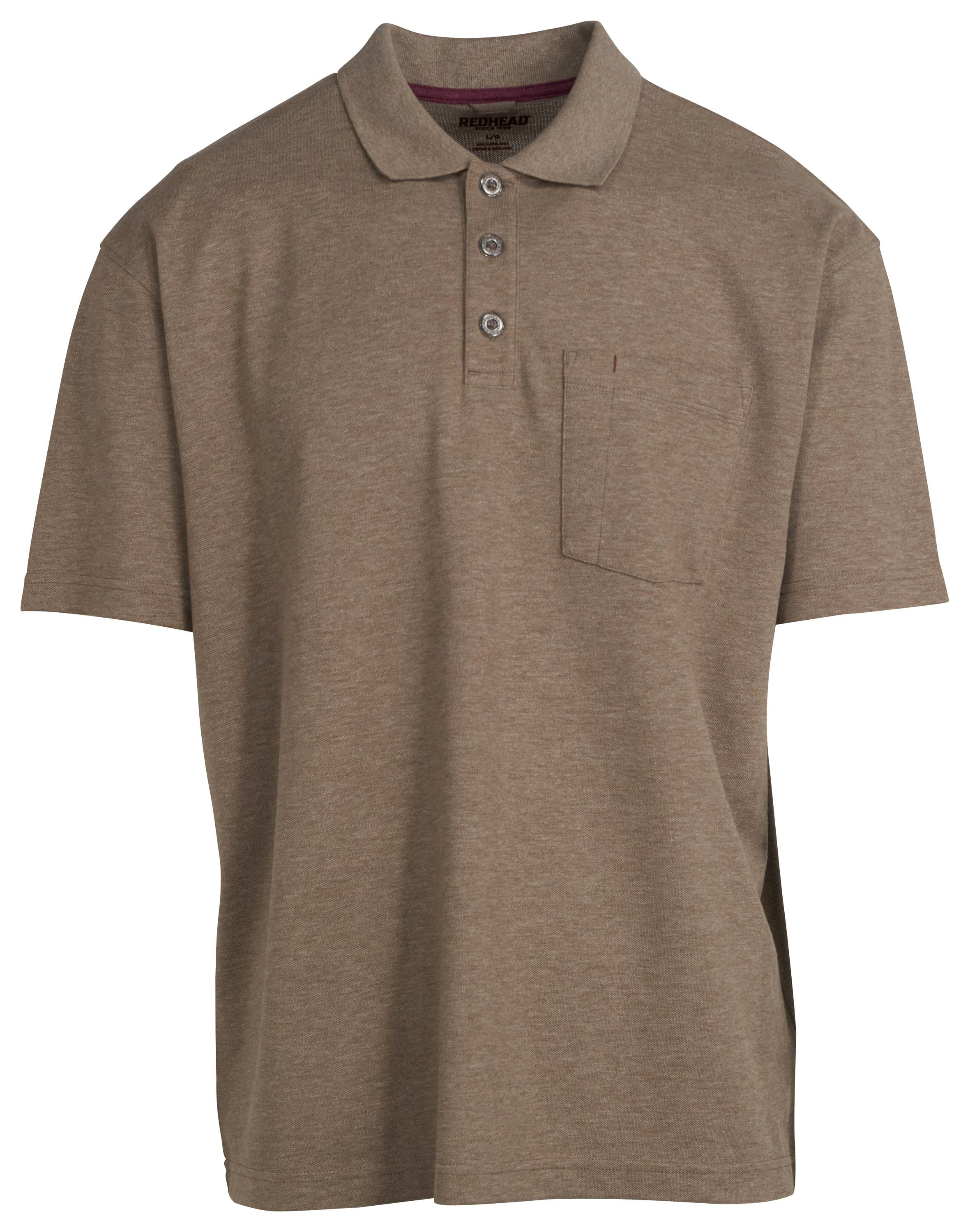 Image of RedHead Pro Series Short-Sleeve Polo for Men - Timberwolf - S