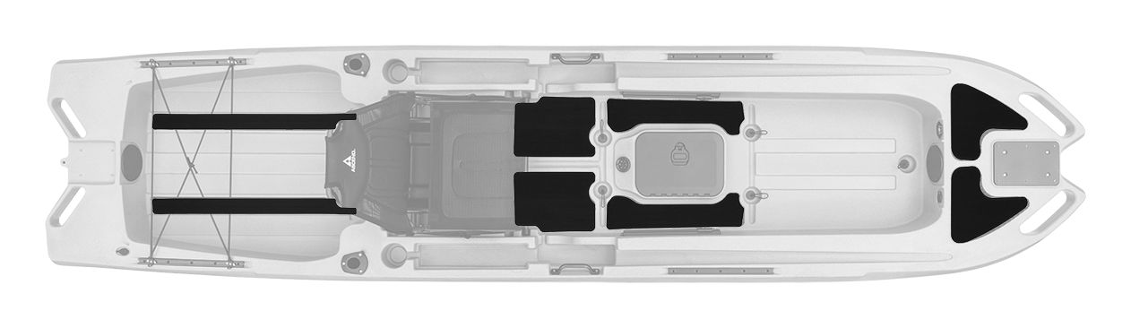 Image of SeaDek 5mm Flooring Kit for the Ascend 133x Tournament Kayak