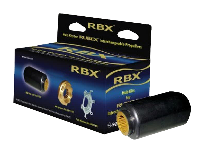 Interchangeable Hub Kit For Rubex Propeller, Application: Honda, 4-1/4in Gearcase, 75-130 HP